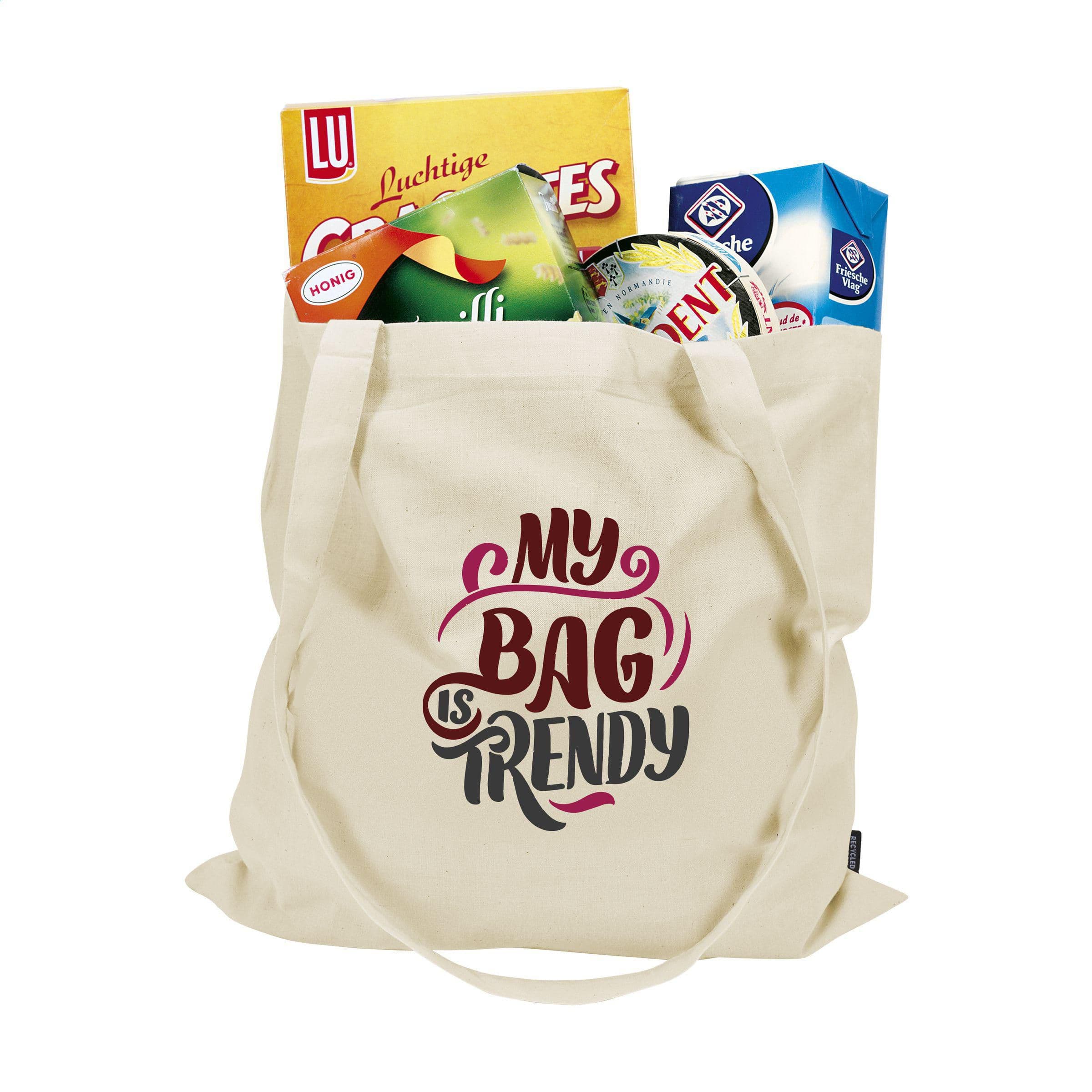 Sac shopping ShoppyBag GRS coton recyclé (140 g/m²) en situation