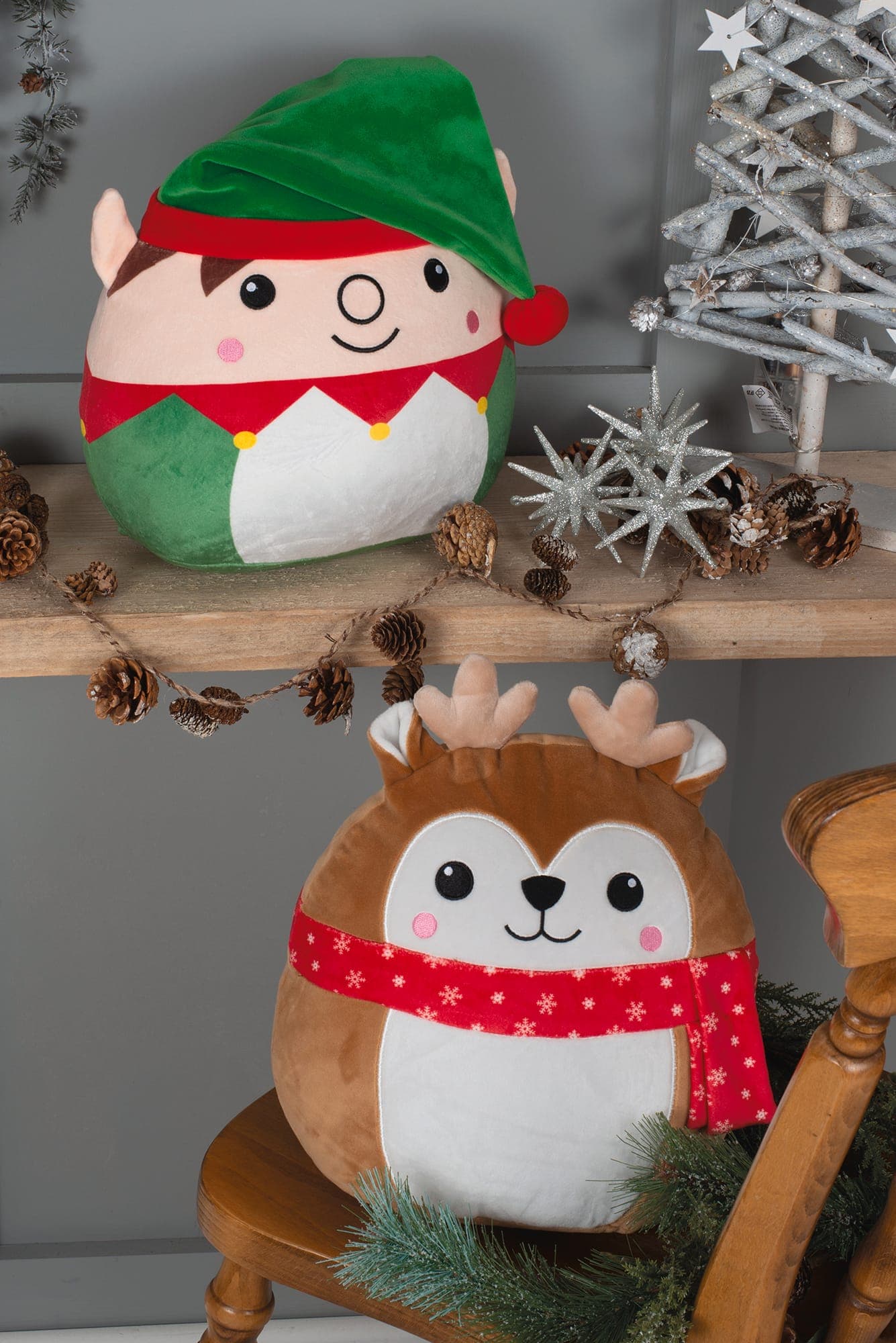 Peluches Squidgy's en situation