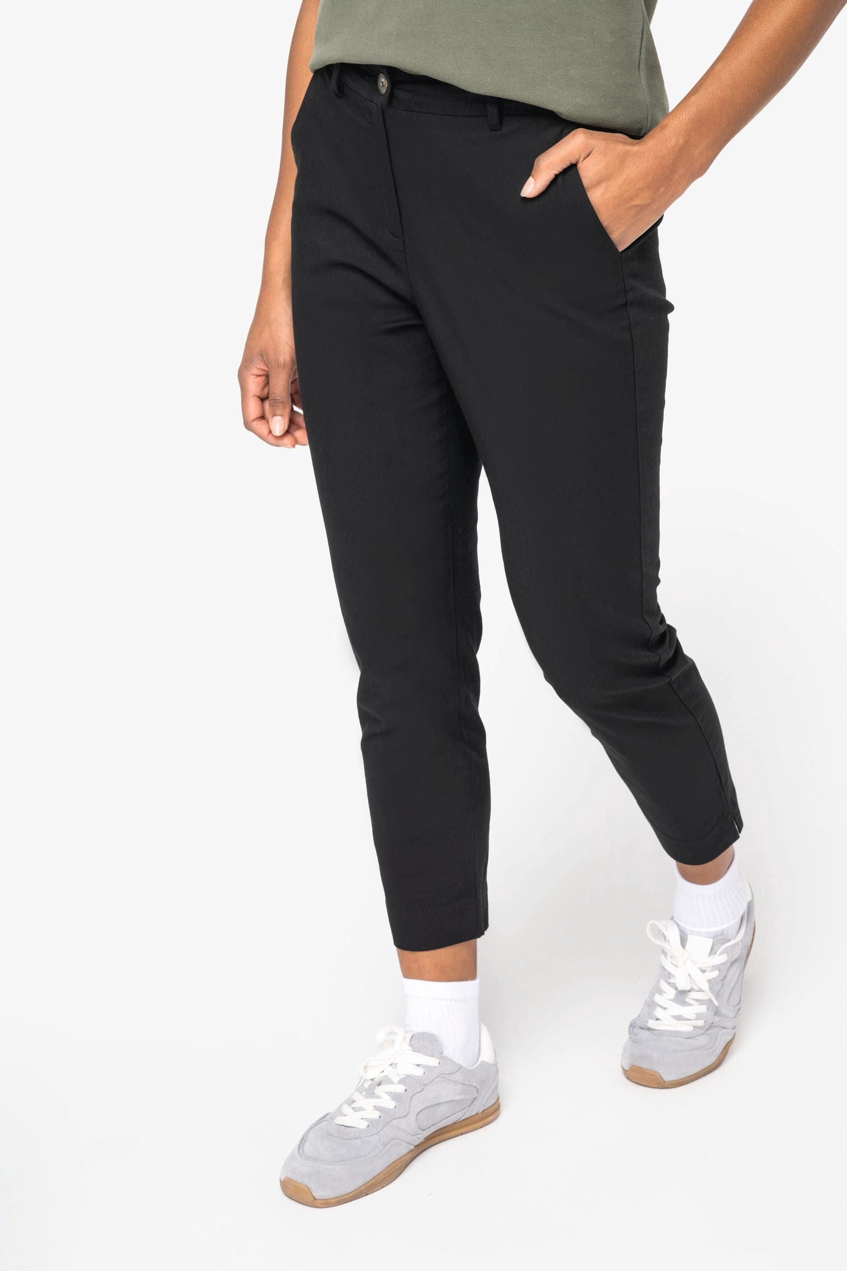 Pantalon chino 7/8 écoresponsable femme