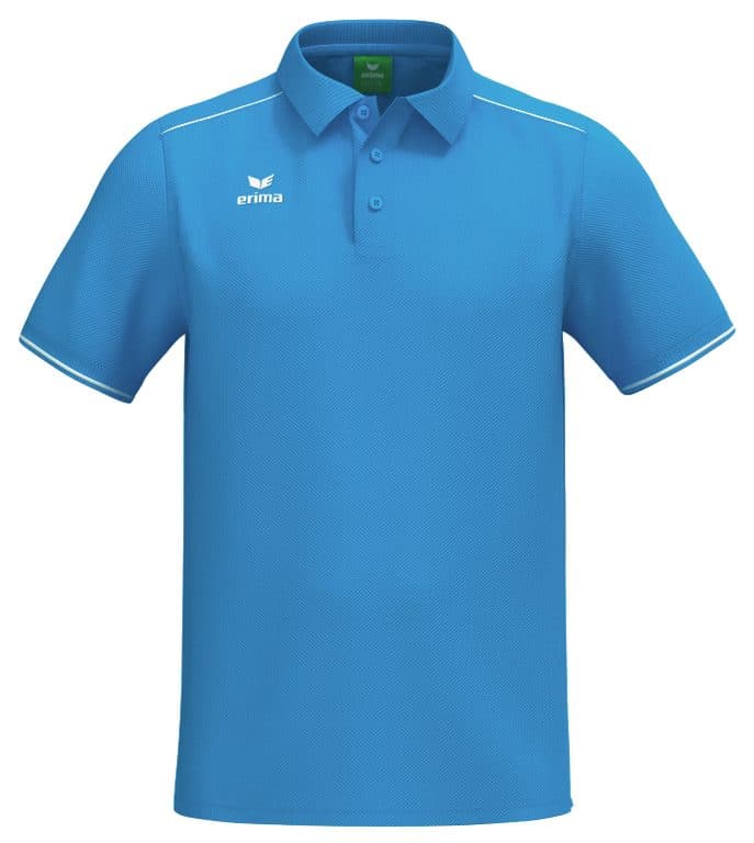 CMPT Poloshirt coloris curaçao / Blanc