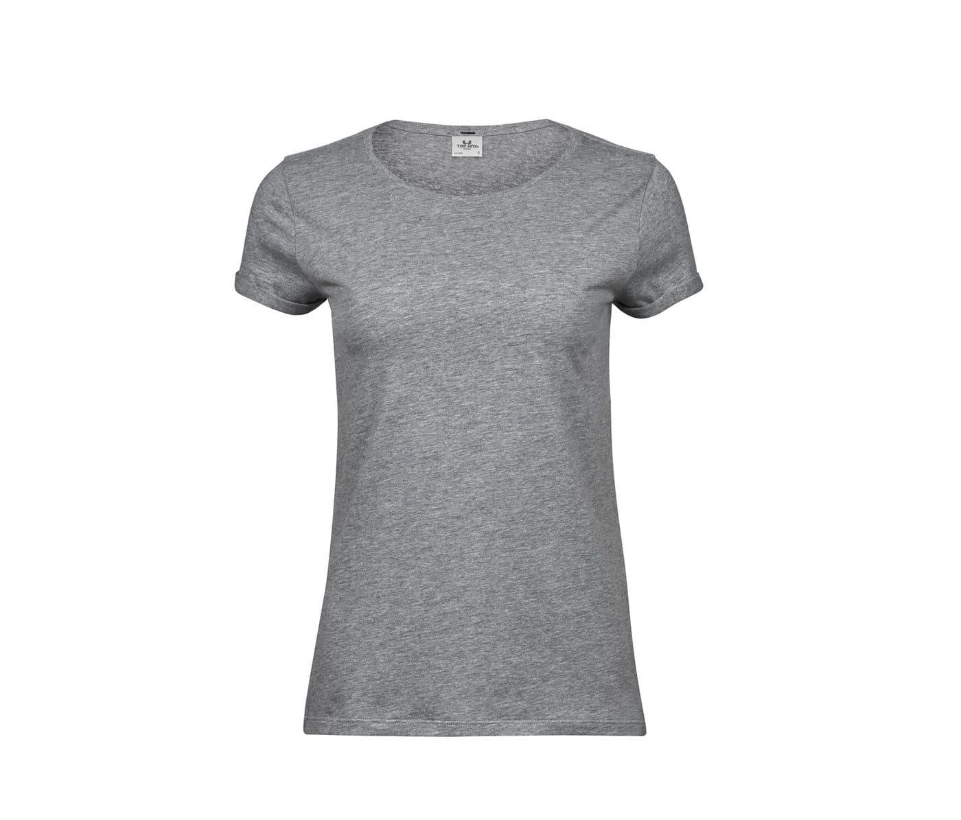 WOMENS ROLL-UP TEE coloris Gris chiné