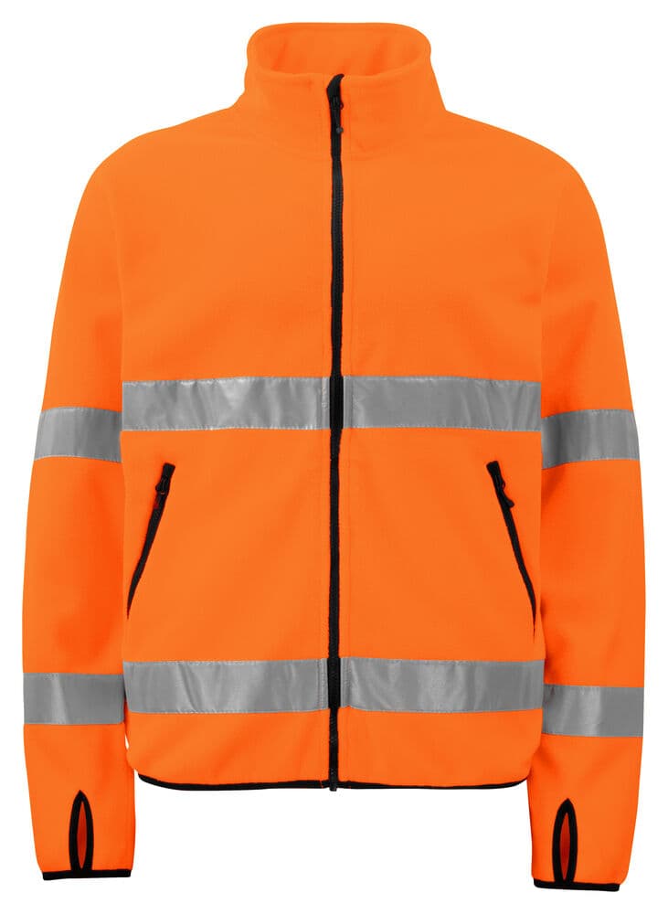 6327 POLAIRE SIGNALISATION EN ISO 20471 CLASSE 3 coloris Orange / Noir