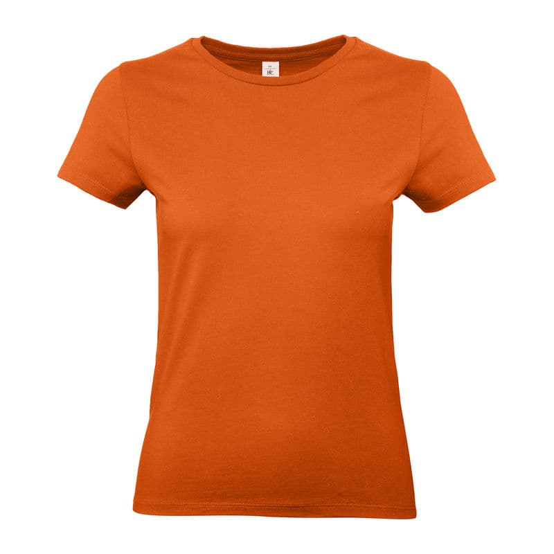 B&C #E190 /WOMEN T-SHIRT coloris Orange urbain