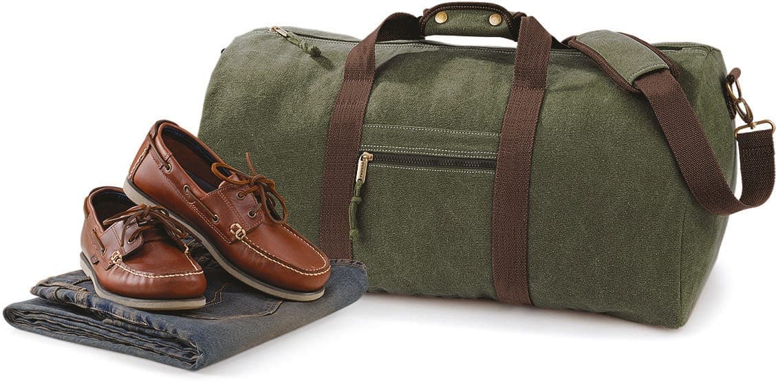 Sac de voyage vintage en toile
