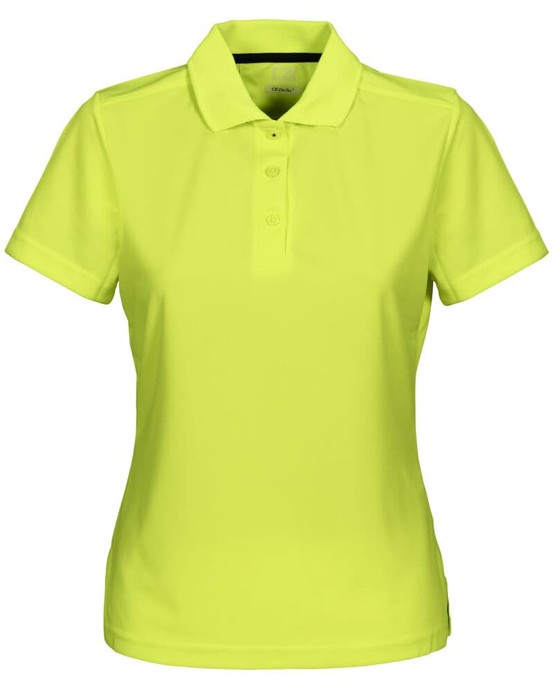 Polo Cutter & Buck Kelowna femme coloris Jaune fluo