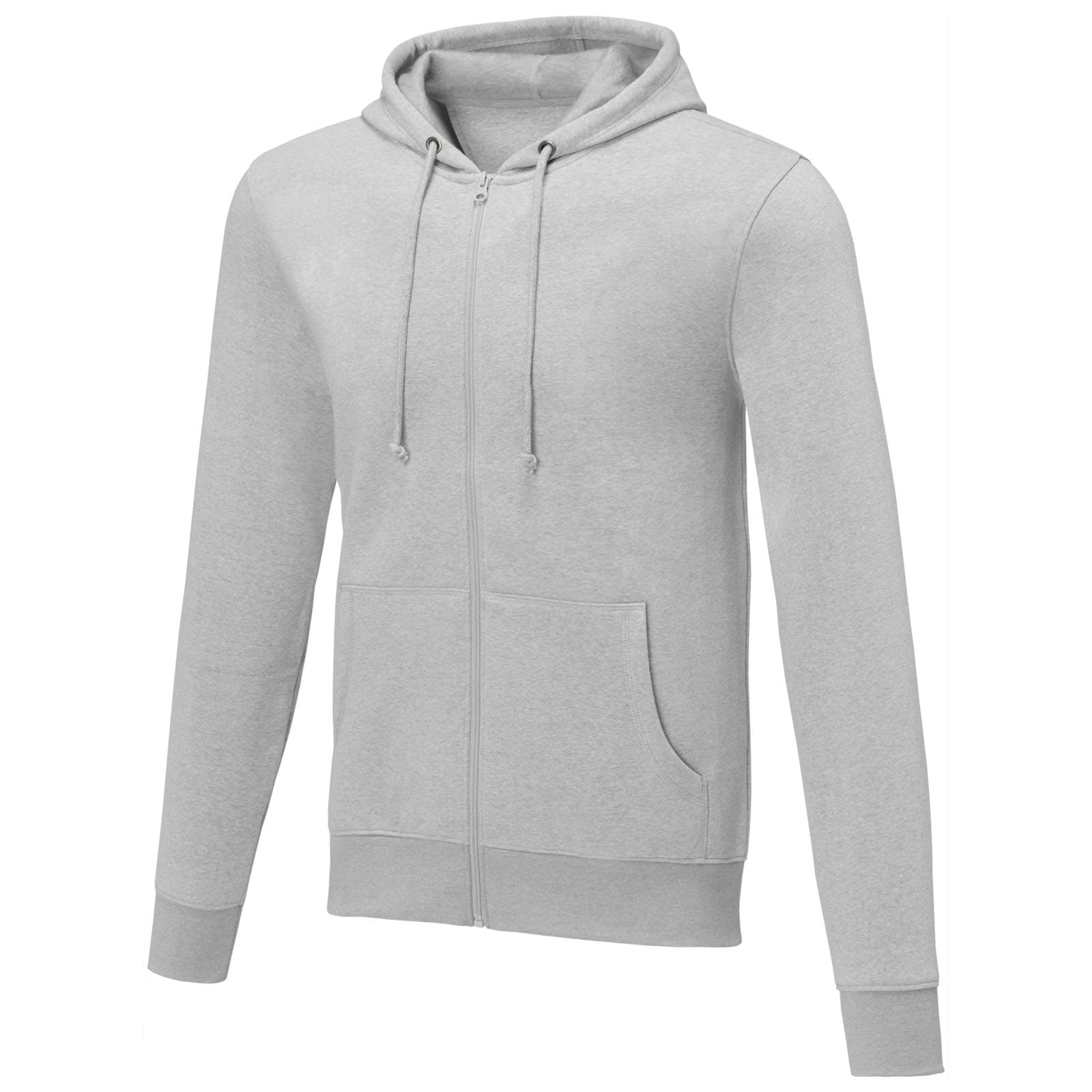 Sweat à capuche zippé de 240 g/m² Charon pour homme coloris Gris