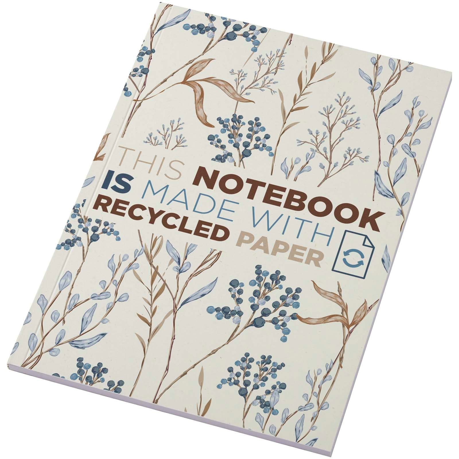 Cahier Novella Austen Colours recyclé A5 à couverture souple de 50 feuilles coloris Ivoire