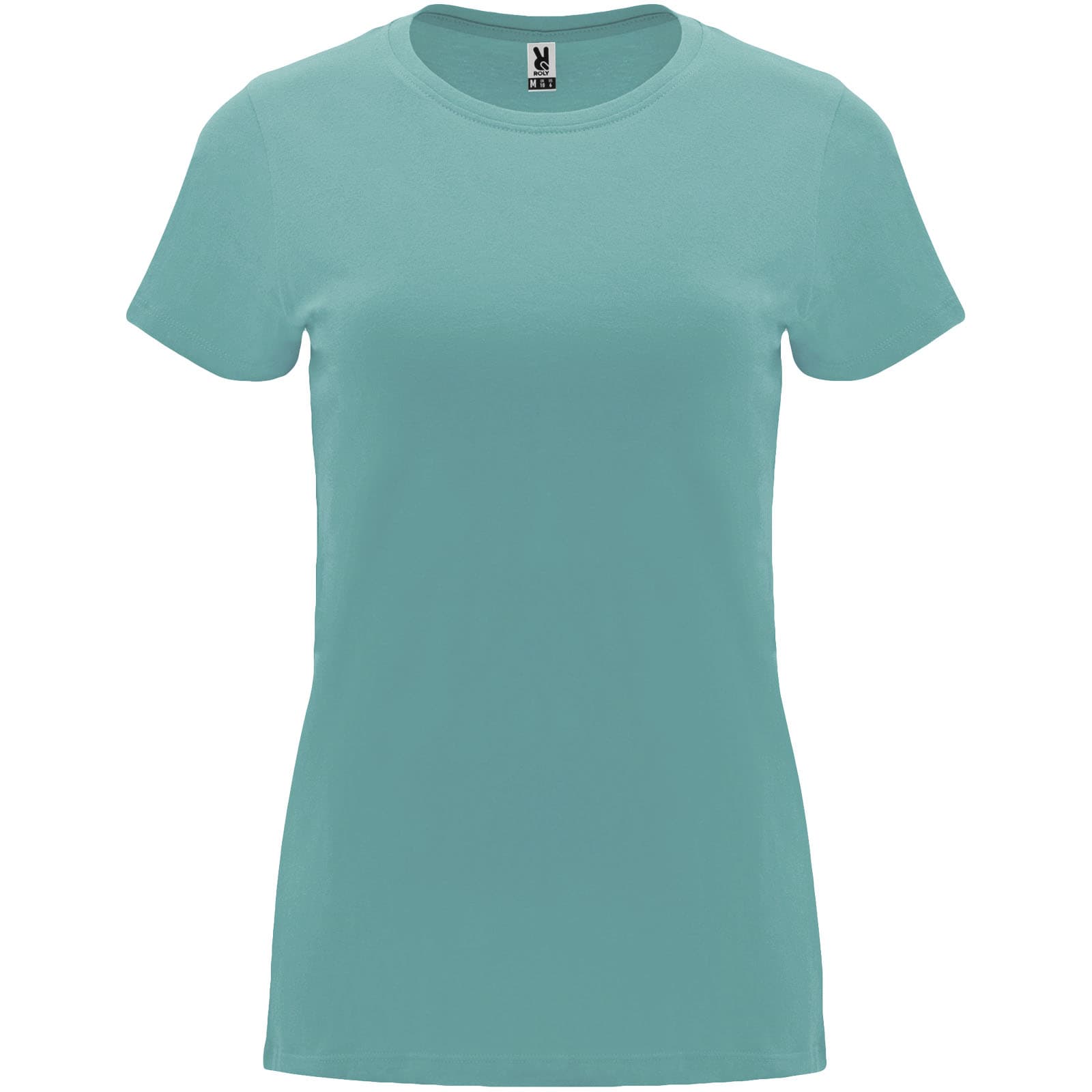 T-shirt de 170 g/m² Capri à manches courtes pour femme coloris Bleu cendré