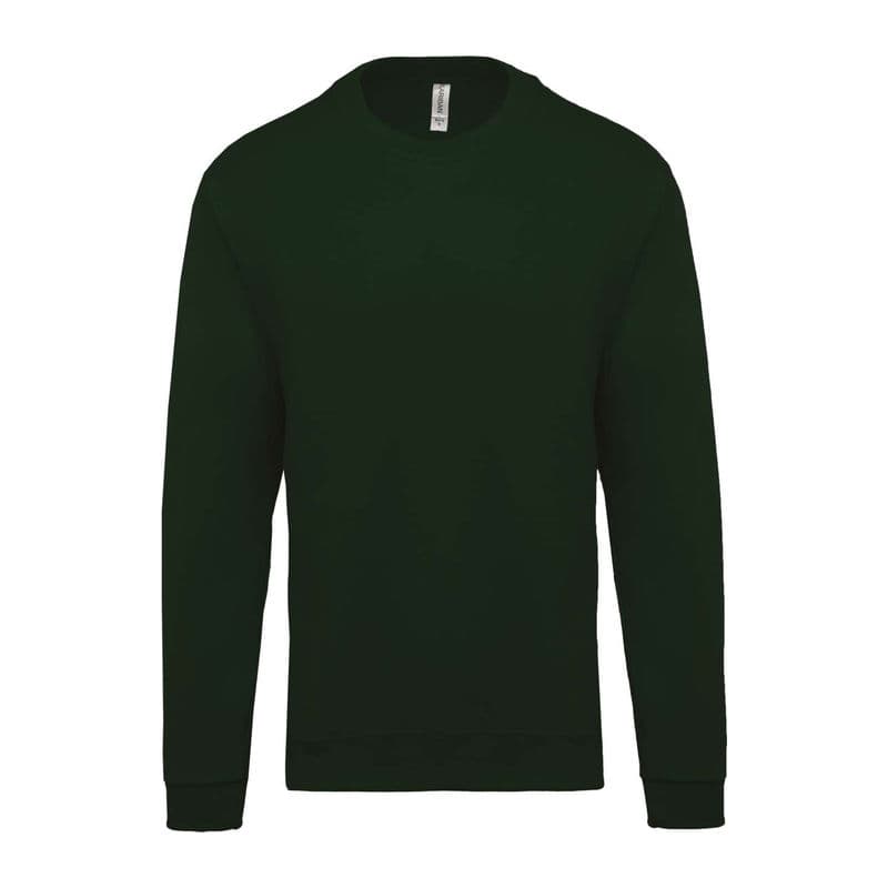 Crew Neck Sweatshirt coloris Vert forêt