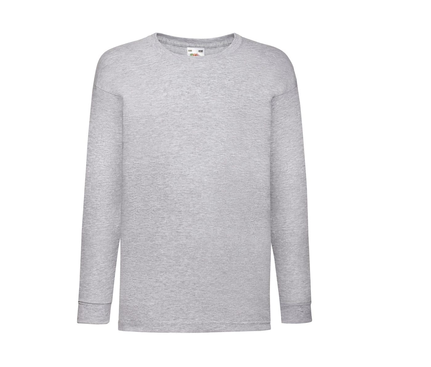 KIDS VALUEWEIGHT LONG SLEEVE T coloris Gris chiné