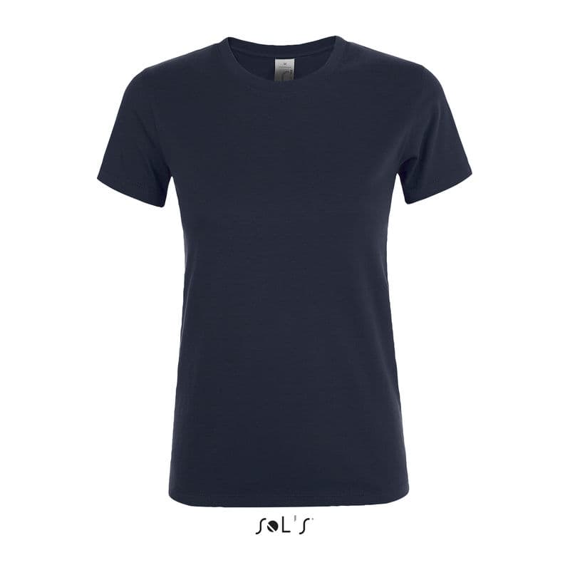SOL'S REGENT WOMEN - ROUND COLLAR T-SHIRT coloris Marine