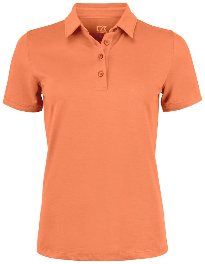 Polo Cutter & Buck Oceanside Stretch femme coloris Pêche