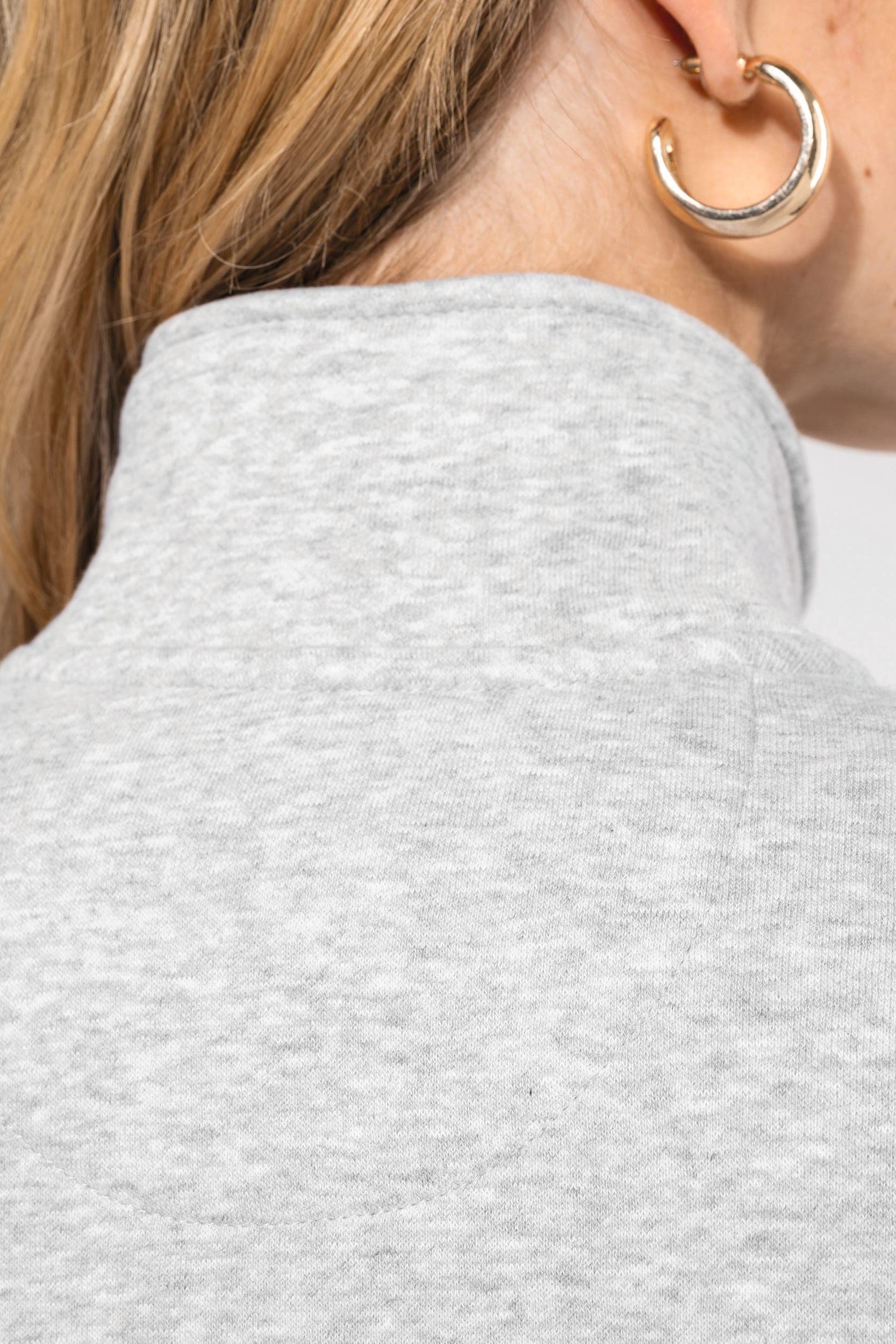 Veste molleton gratté femme en situation