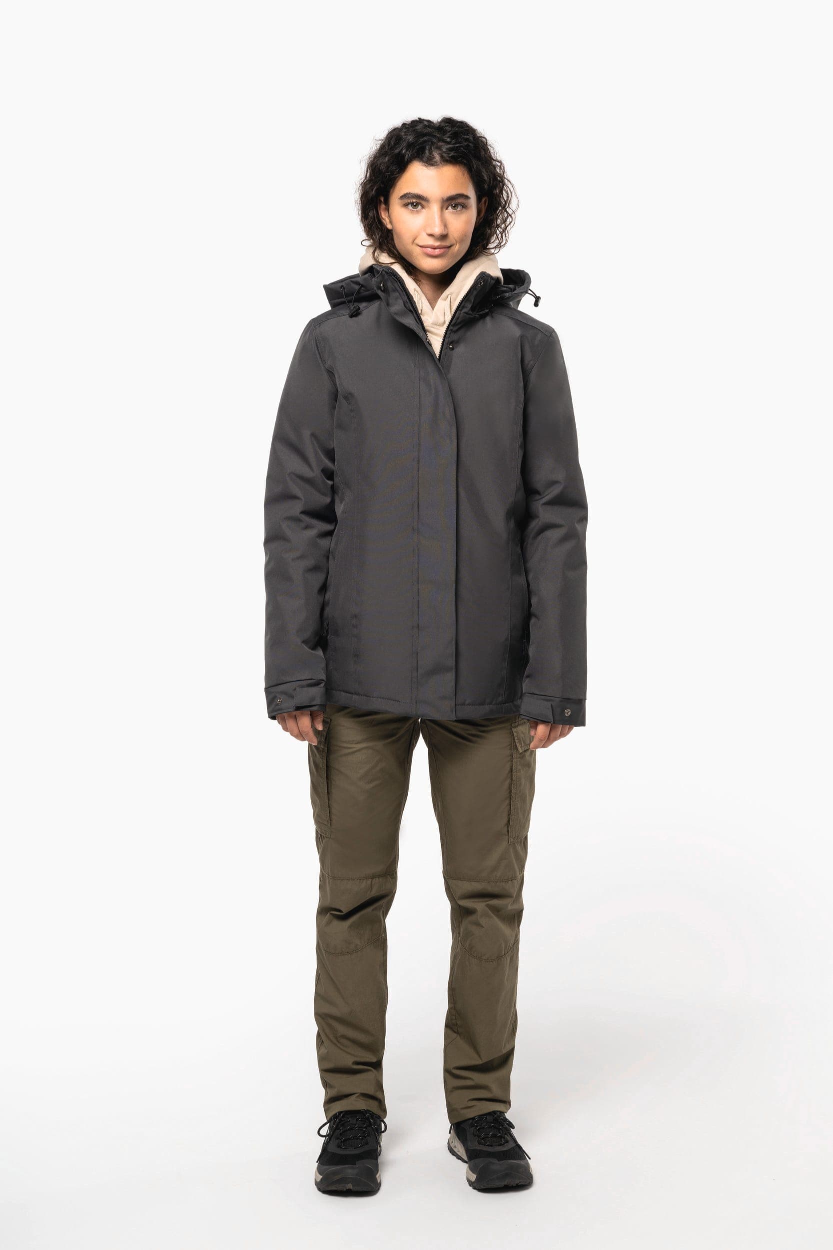 Parka femme en situation