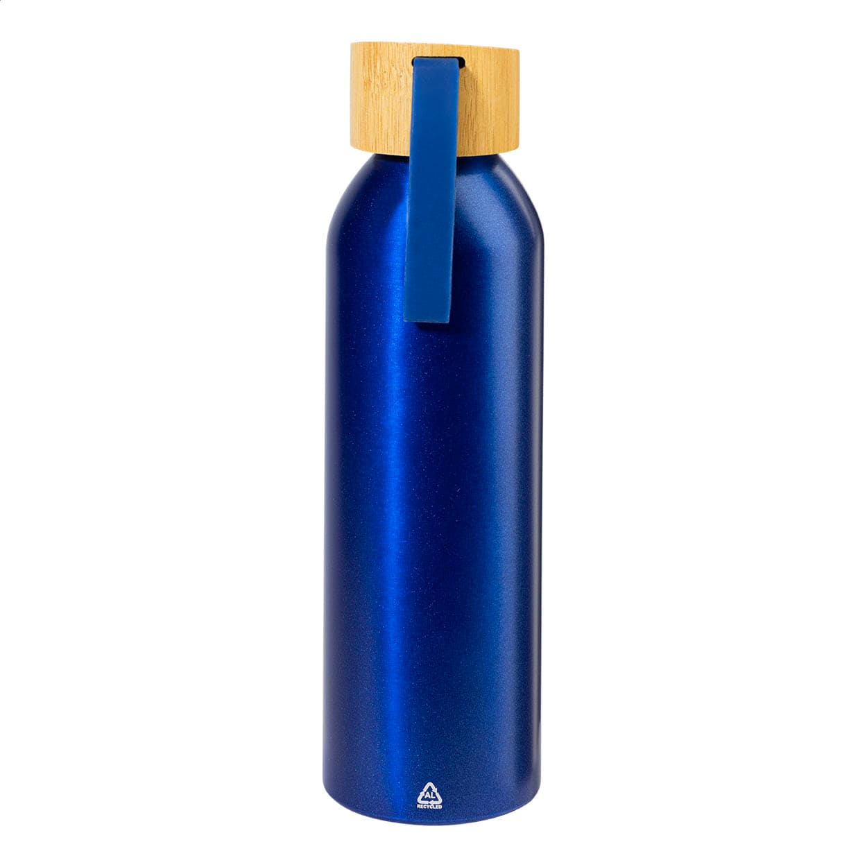 Bouteille en aluminium recyclé coloris Bleu