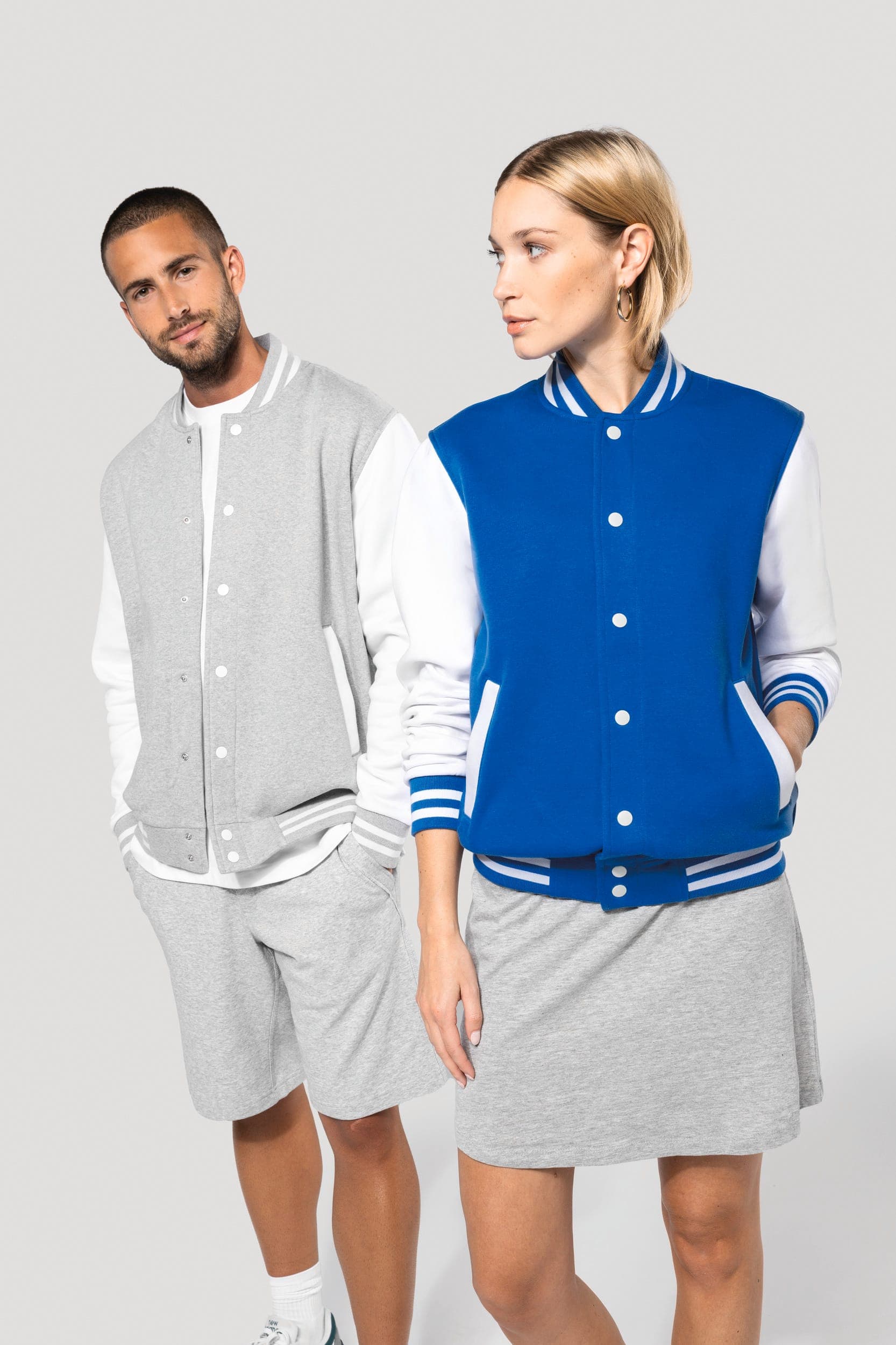 Blouson molleton teddy unisexe en situation