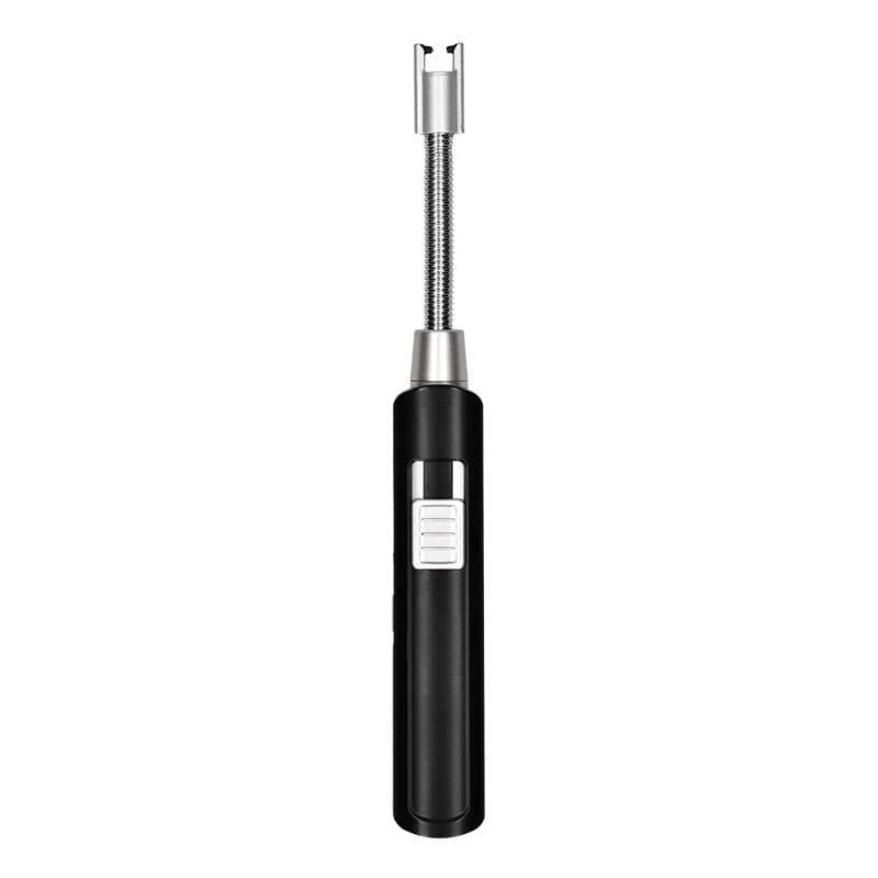BRIQUET ALLUME-FEU ELECTRONIQUE A ARC ELECTRIQUE SANS FLAMME en situation