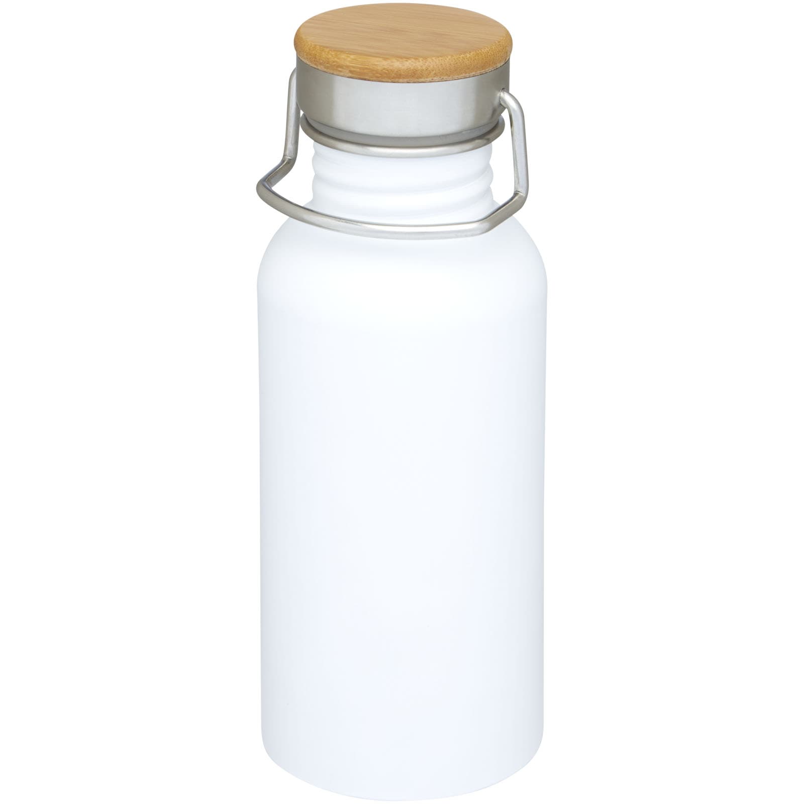 Bouteille de sport à simple paroi en acier inoxydable Thor 550 ml coloris Blanc