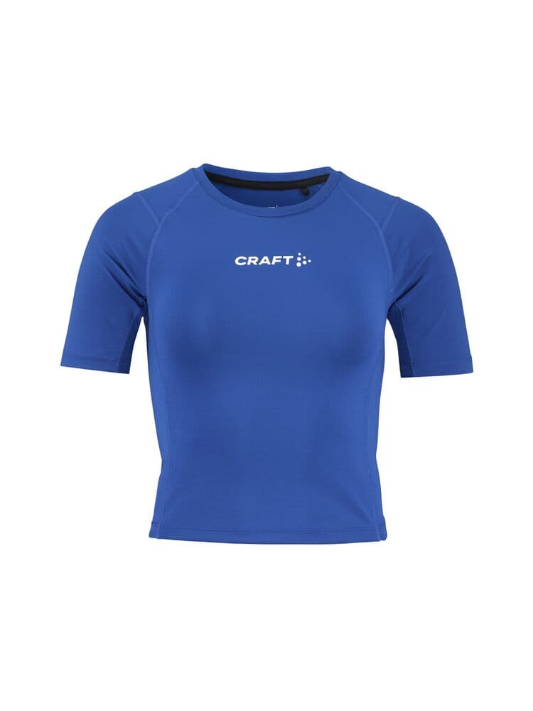 Craft Rush 2.0 crop tee w coloris Bleu