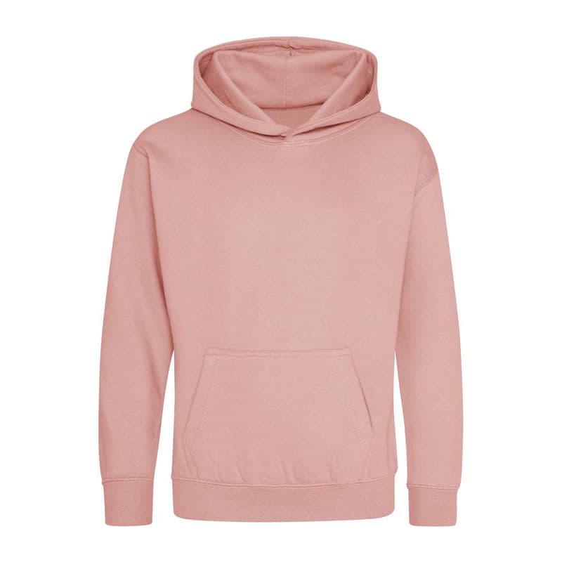 KIDS HOODIE coloris Rose poudré