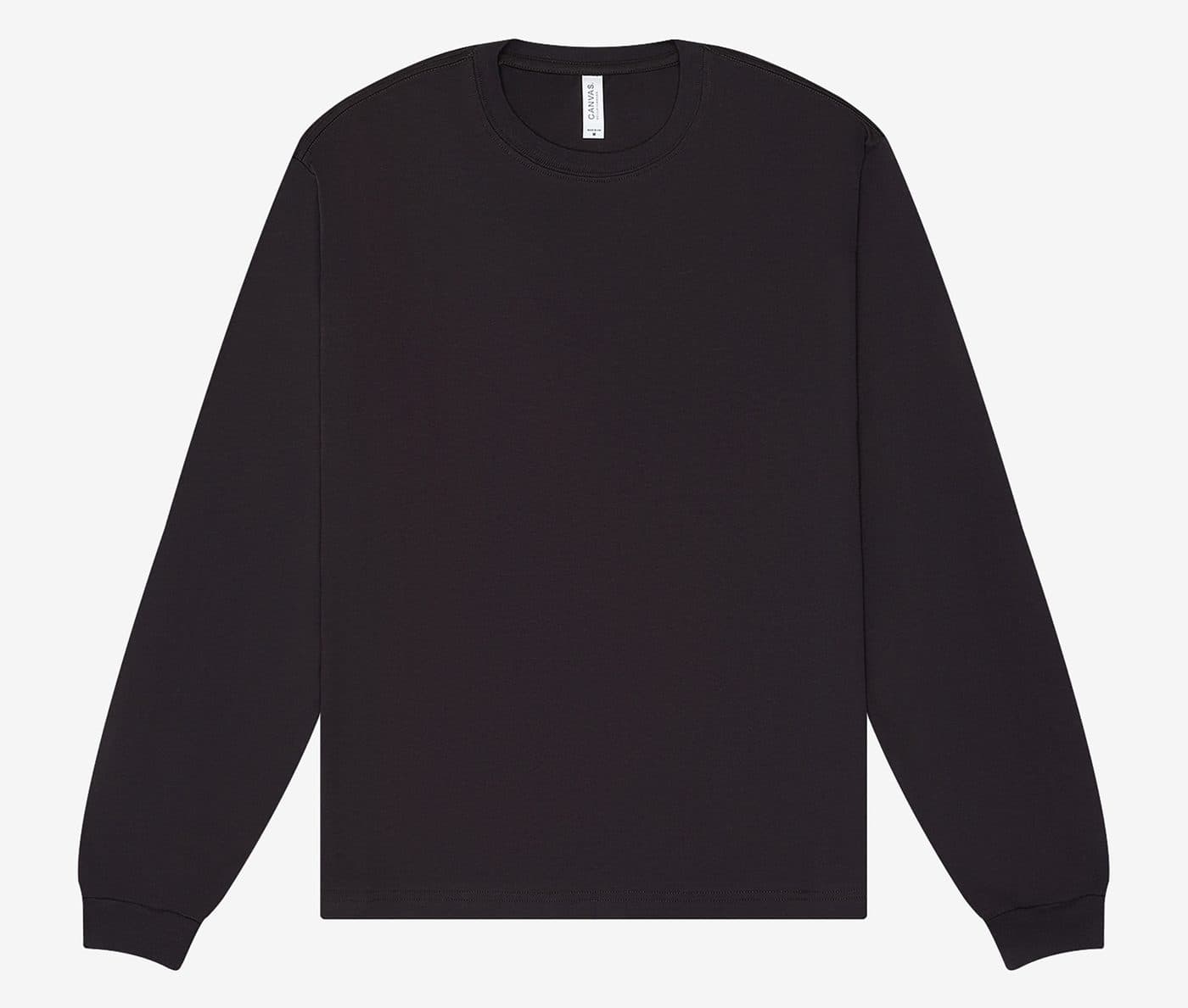 UNISEX HEAVY BOXY LONG SLEEVE TEE coloris Gris foncé
