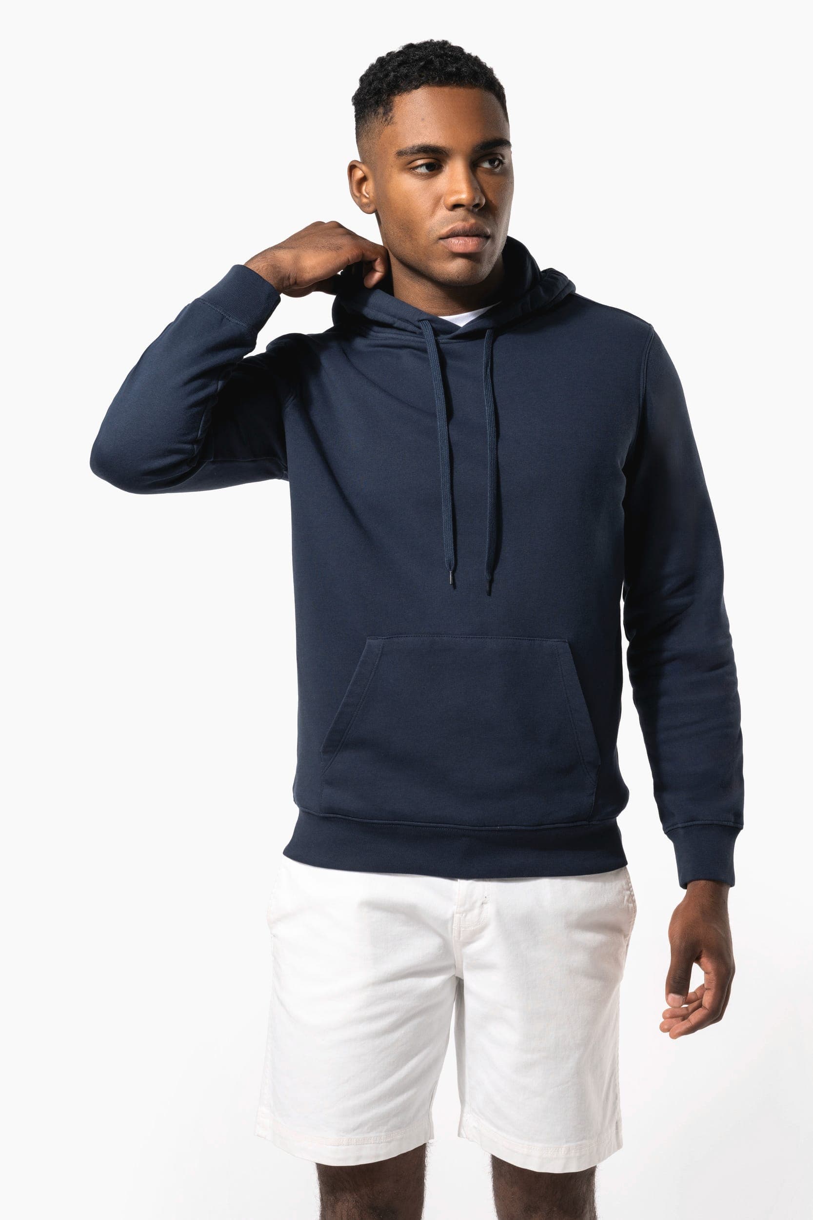 Sweat-shirt à capuche 80/20 unisexe en situation