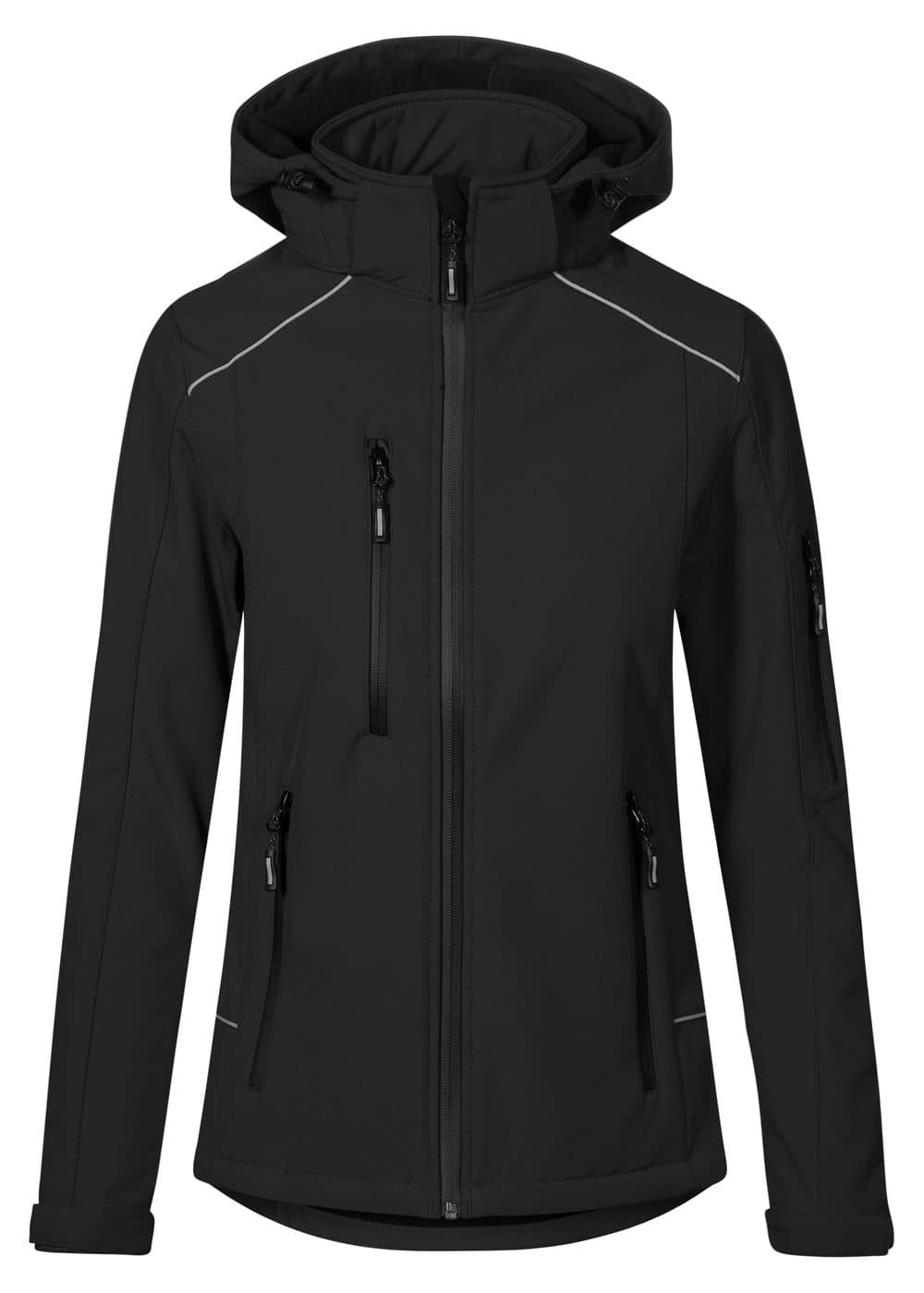 WOMEN'S WARM SOFTSHELL JACKET coloris Noir