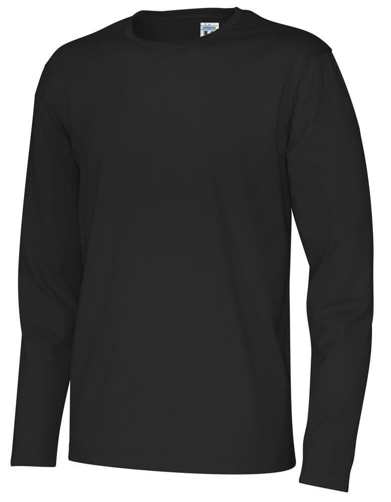T-SHIRT MANCHES LONGUES HOMME - CERTIFIÉ GOTS coloris Noir