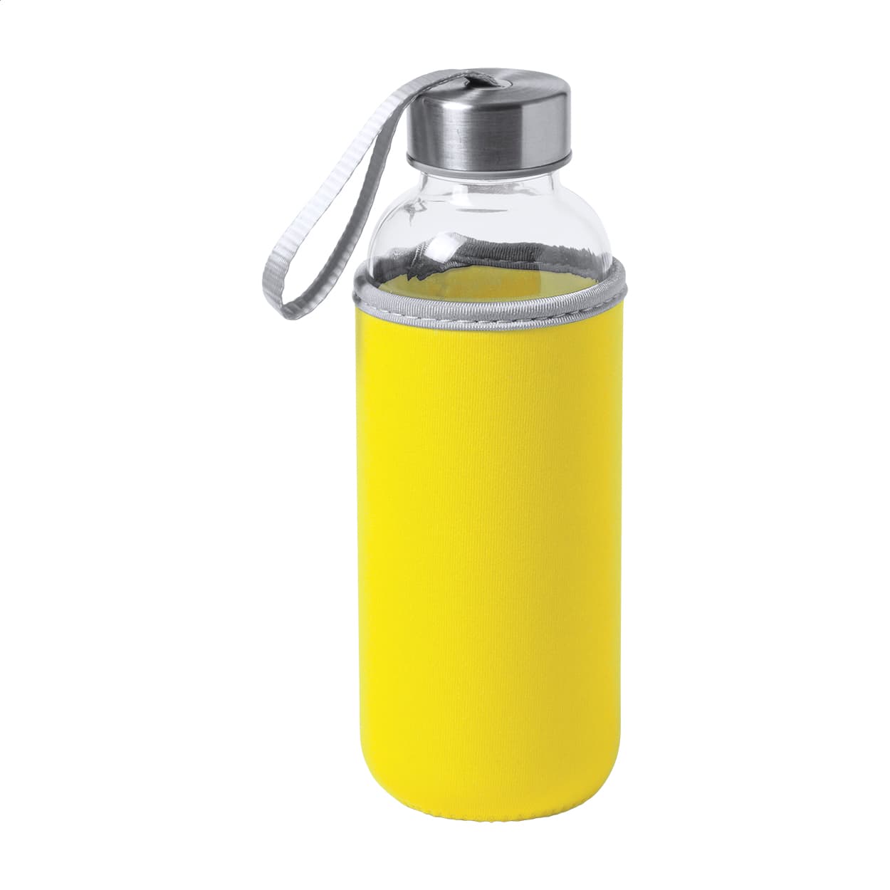 Bouteille en verre coloris Jaune