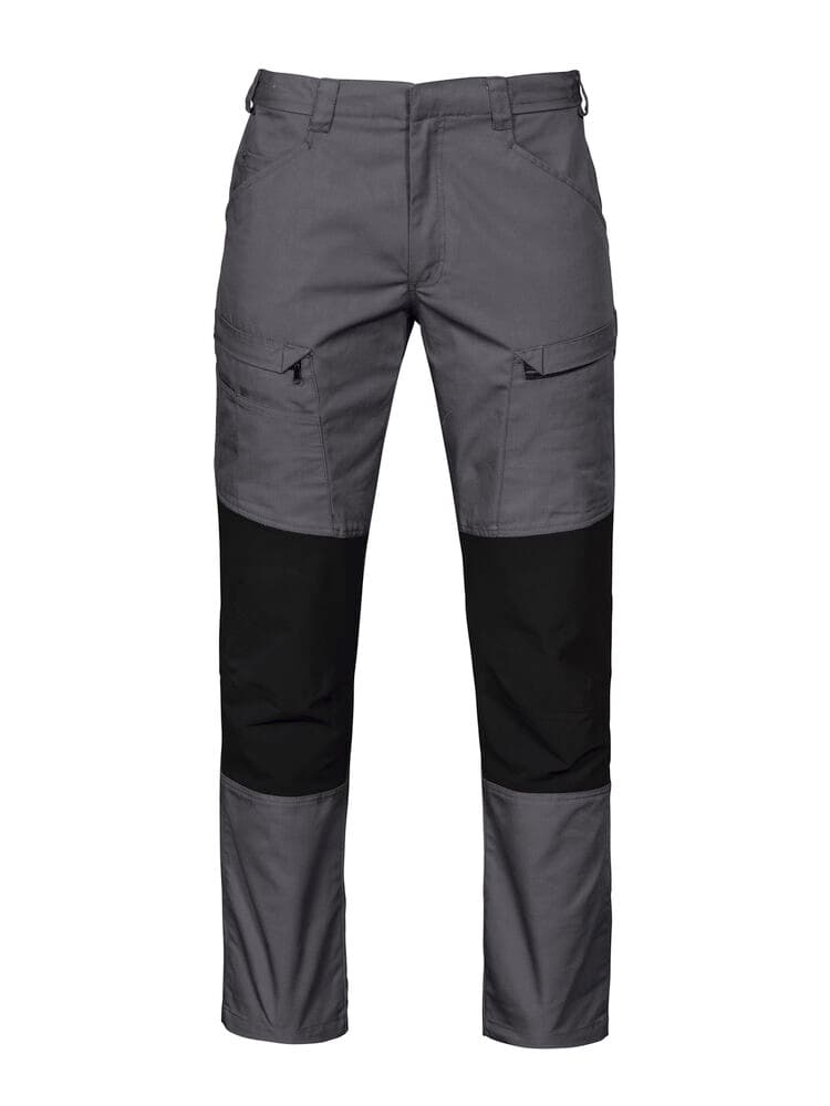 2520 PANTALON STRETCH SANS POCHES GENOUILLÈRES coloris Gris