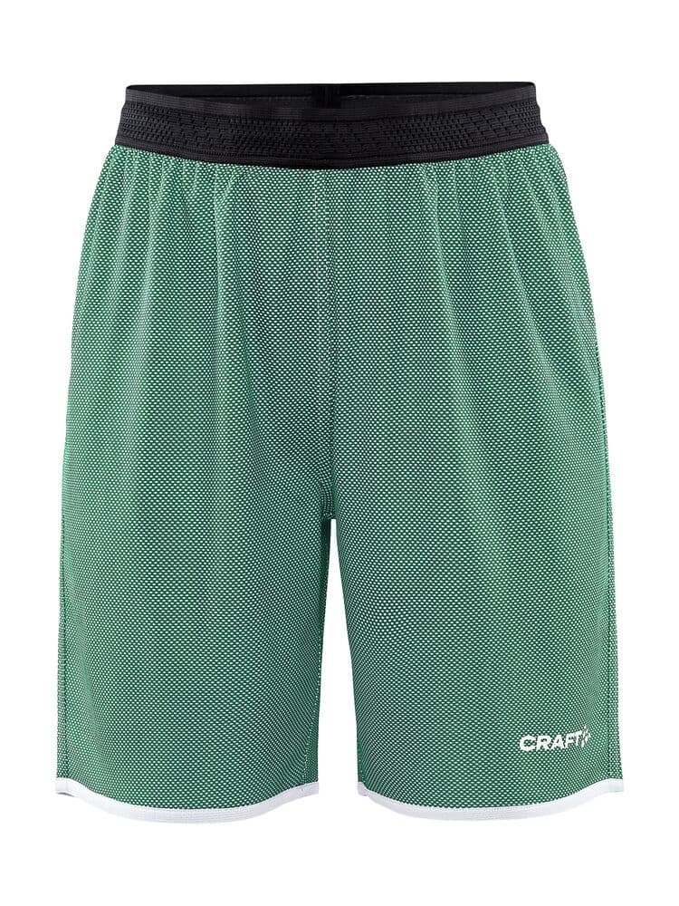 Craft Progress reversible basket shorts w coloris Vert / Blanc