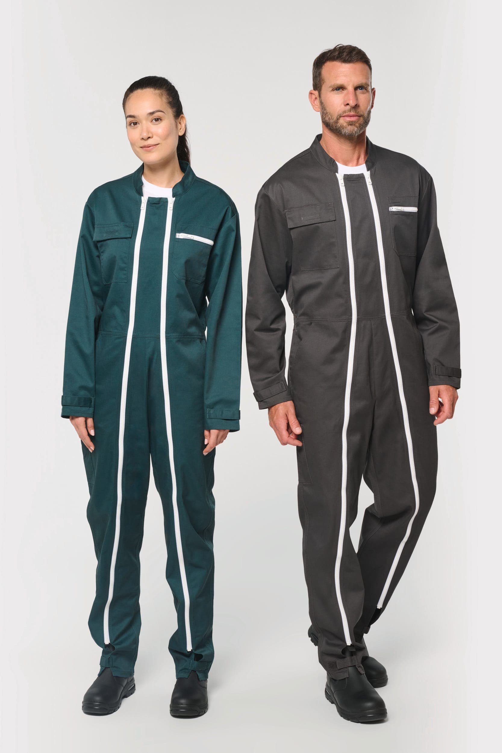 Combinaison double zip unisexe