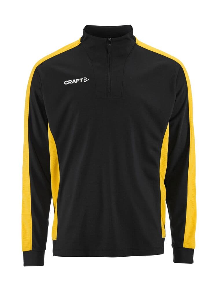 Craft Evolve 2.0 contrast half zip m coloris Noir / Jaune