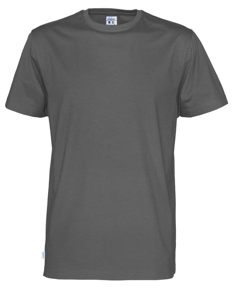 T-SHIRT HOMME - CERTIFIÉ GOTS coloris Anthracite