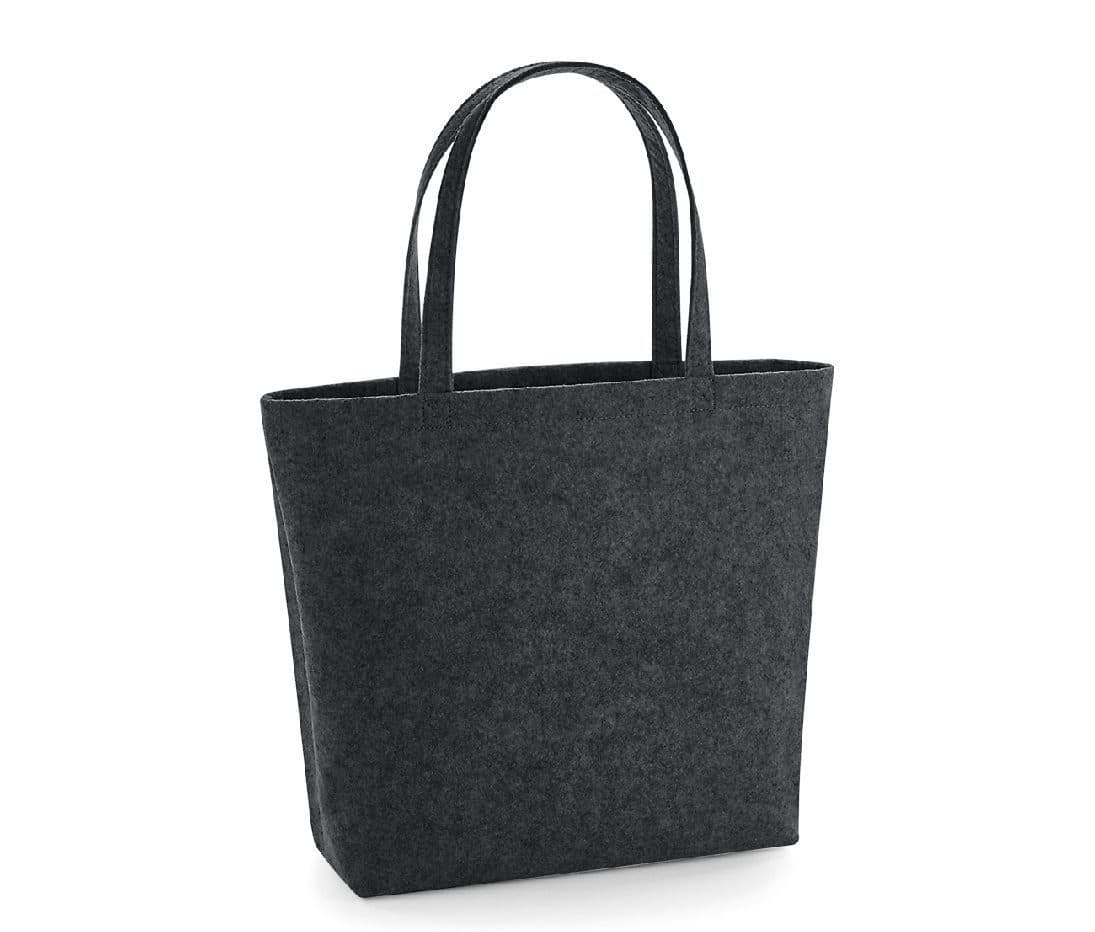 FELT SHOPPER coloris Gris charbon chiné