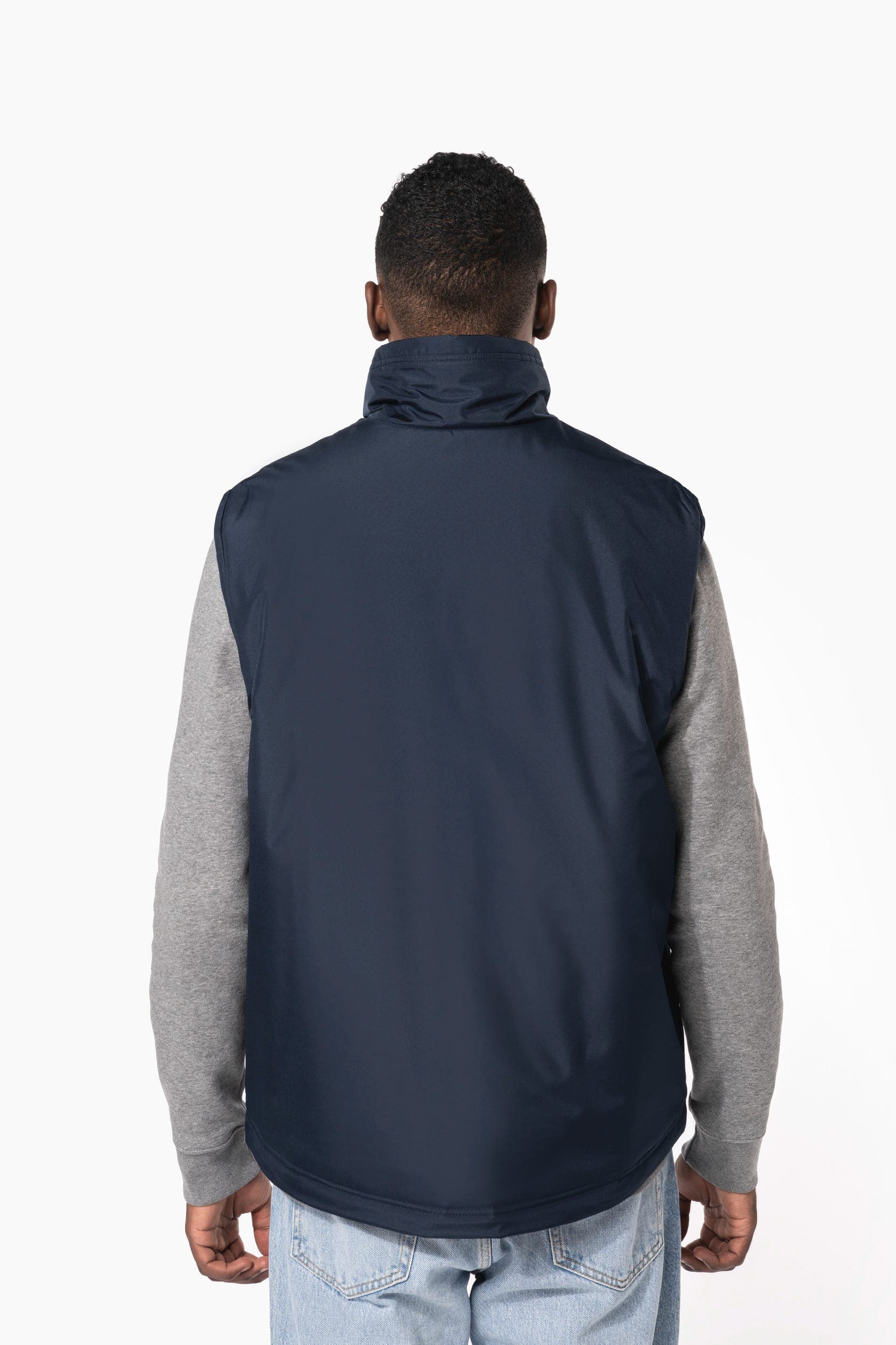 Bodywarmer doublé polaire homme en situation