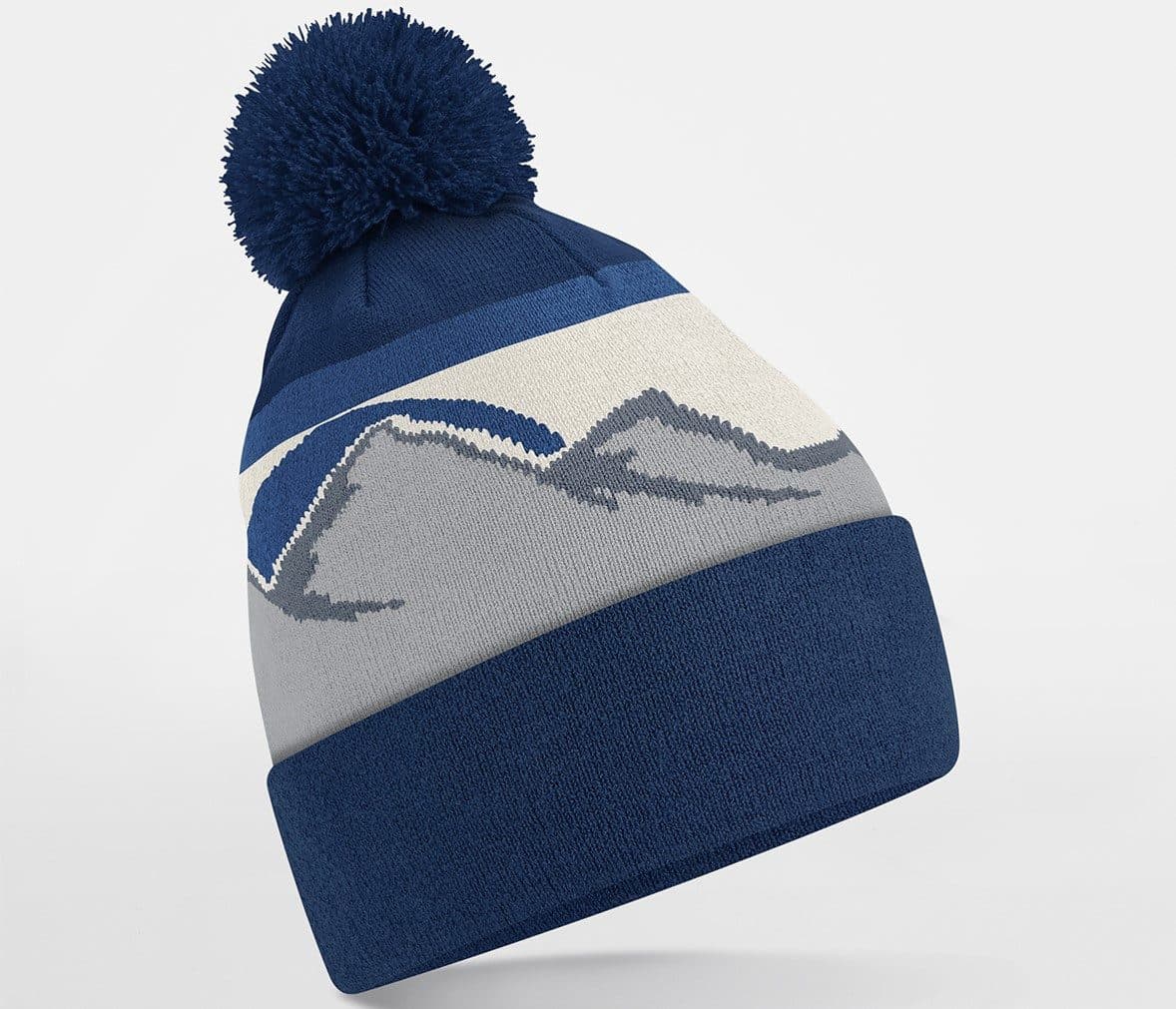 POMPOM MOUNTAIN PEAKS BEANIE coloris ROCKY PEAKS