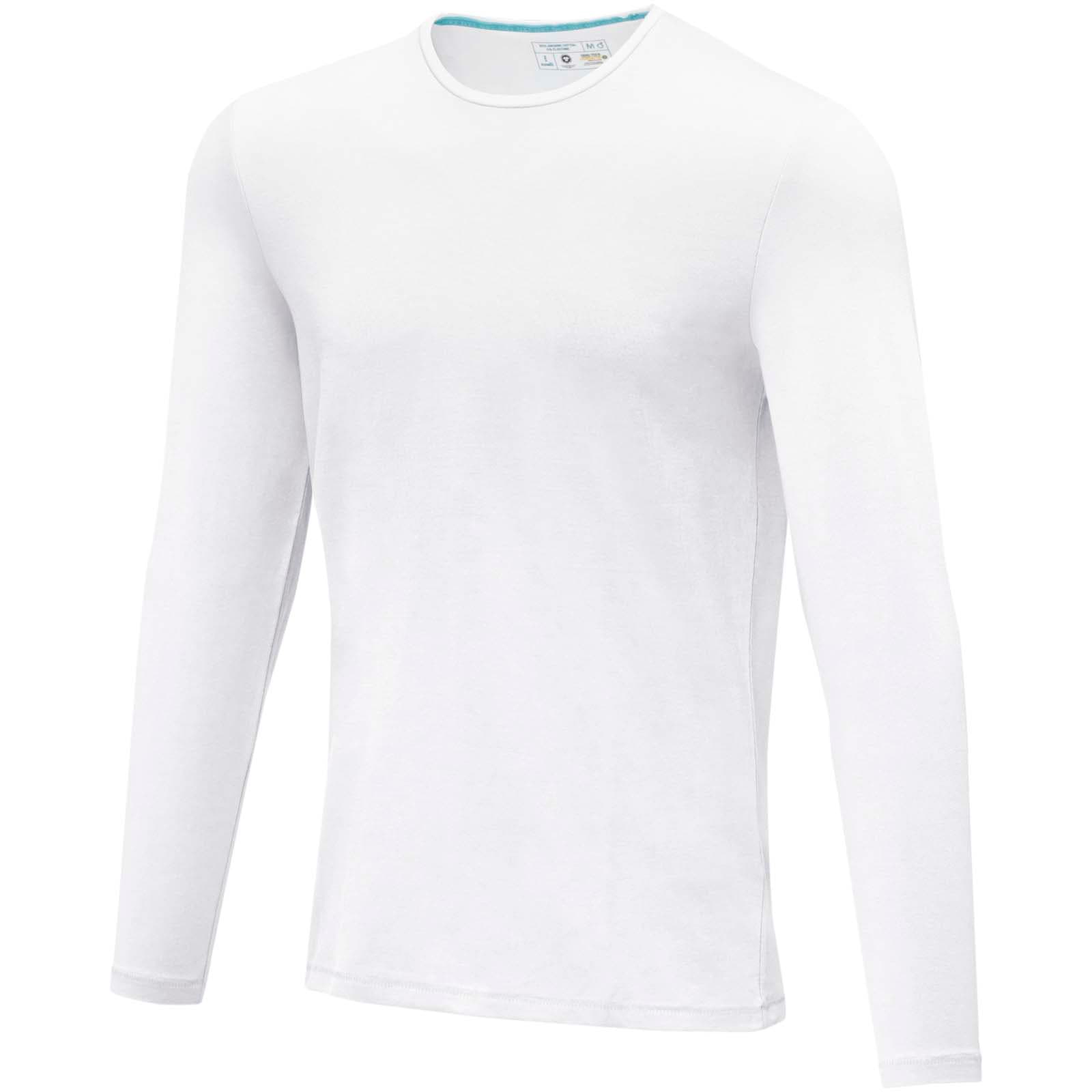 T-shirt bio manches longues homme Ponoka coloris Blanc