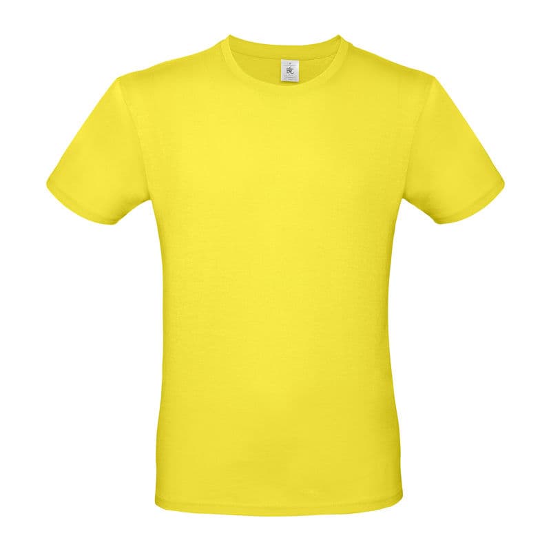 B&C #E150 UNISEX T-SHIRT coloris Jaune solaire