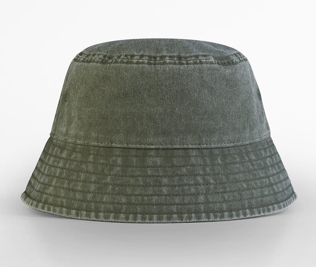 VINTAGE BUCKET HAT coloris Olive vintage