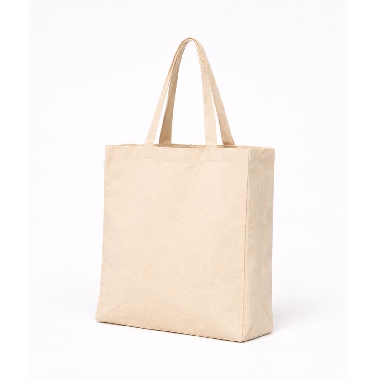 RECYCLED TOTE BAG WITH GUSSET coloris Naturel