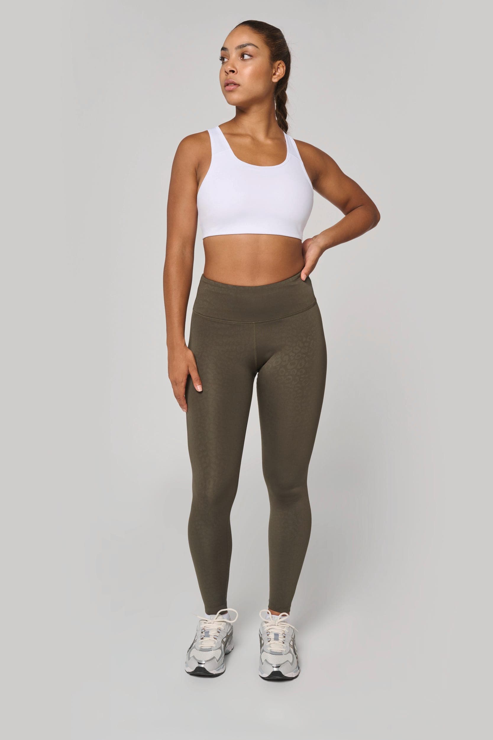 Legging écoresponsable femme en situation