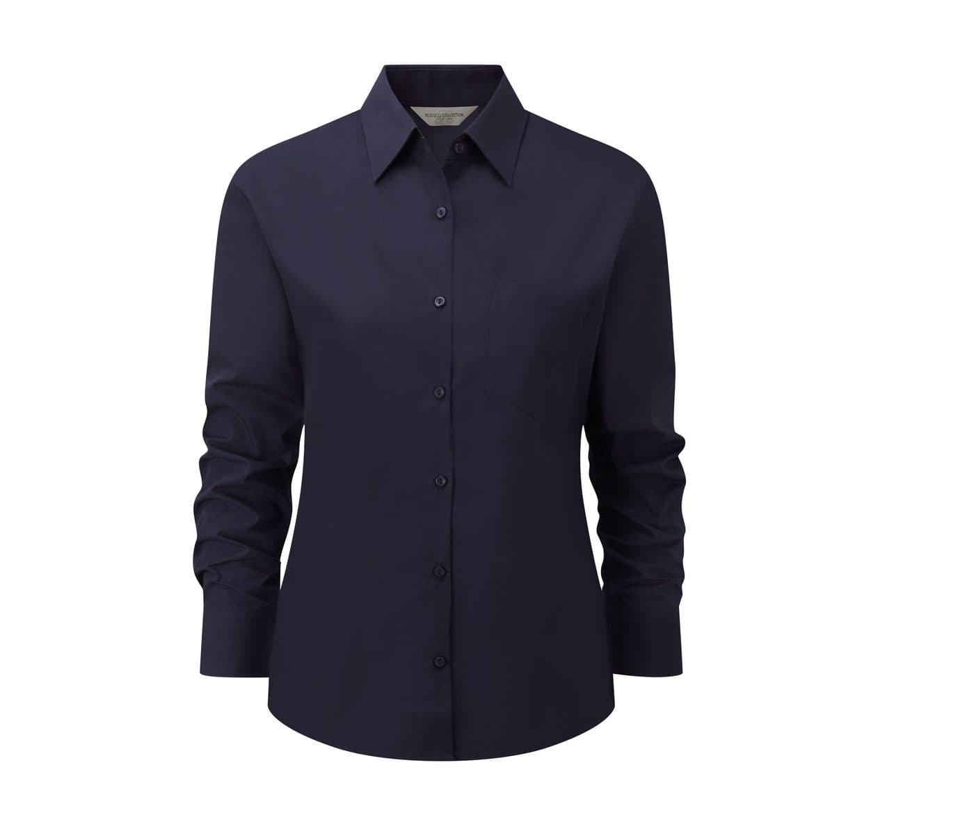 LADIES' LONG SLEEVE CLASSIC POLYCOTTON POPLIN SHIRT