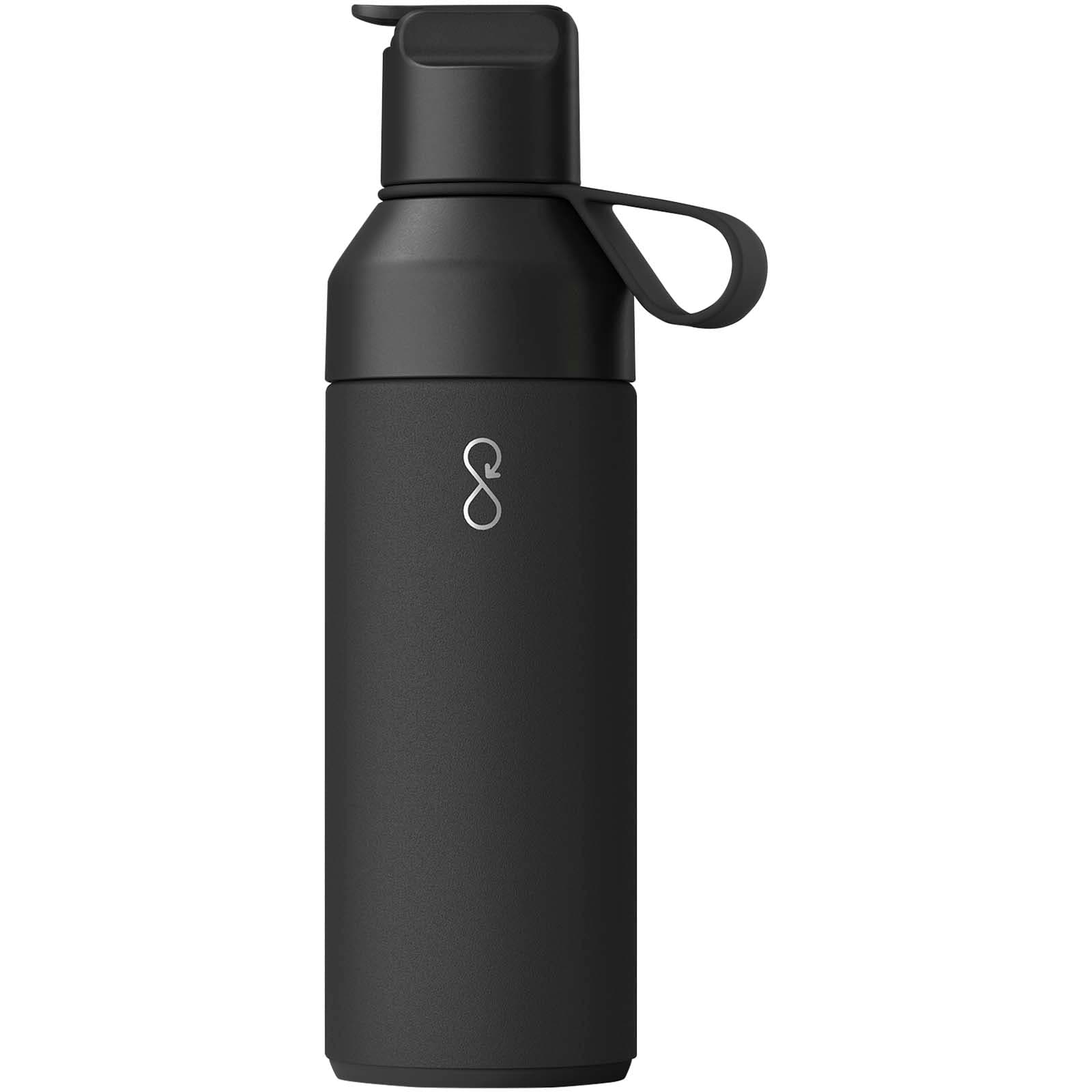 Bouteille Ocean Bottle GO isotherme de 500 ml coloris Noir obsidienne