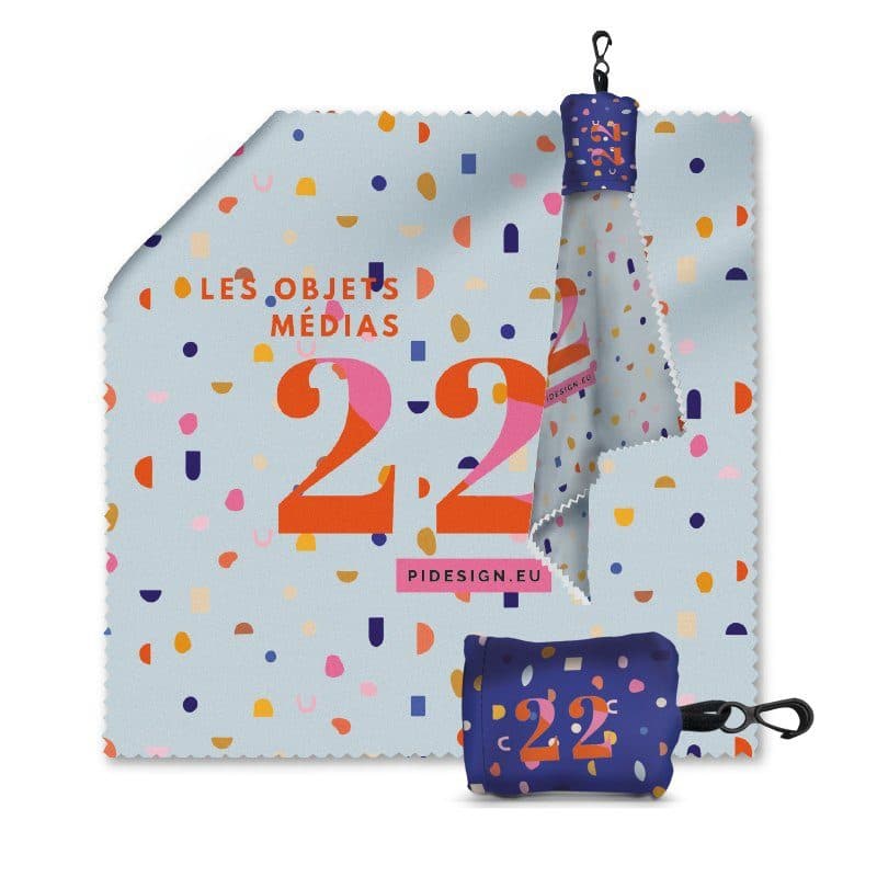 CHIFFON DE NETTOYAGE EN MICROFIBRE AVEC POCHETTE 150x150mm
