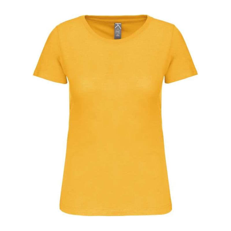 Ladies' Bio150Ic Crew Neck T-Shirt coloris Jaune