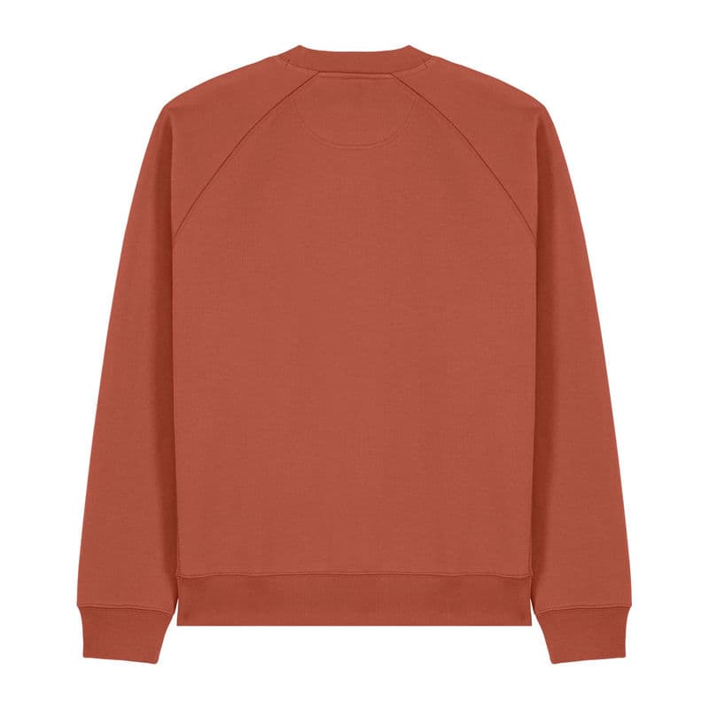 Knoxer unisex relaxed raglan sweatshirt coloris Marron Heritage