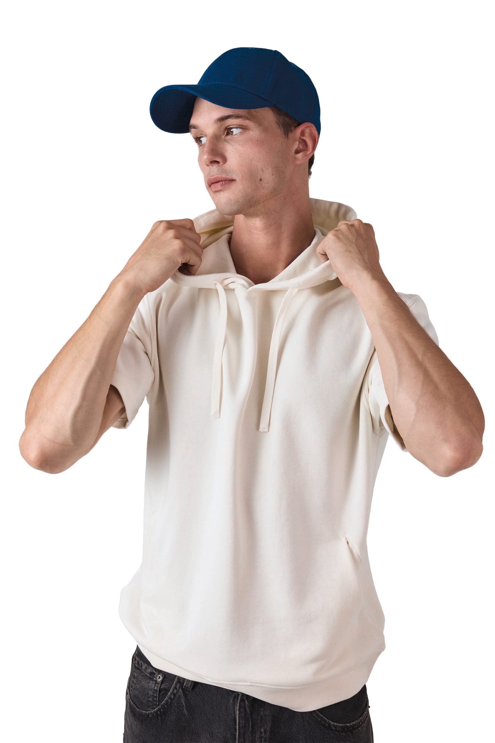 Casquette en coton bio 6 panneaux - K-up Gold Label en situation