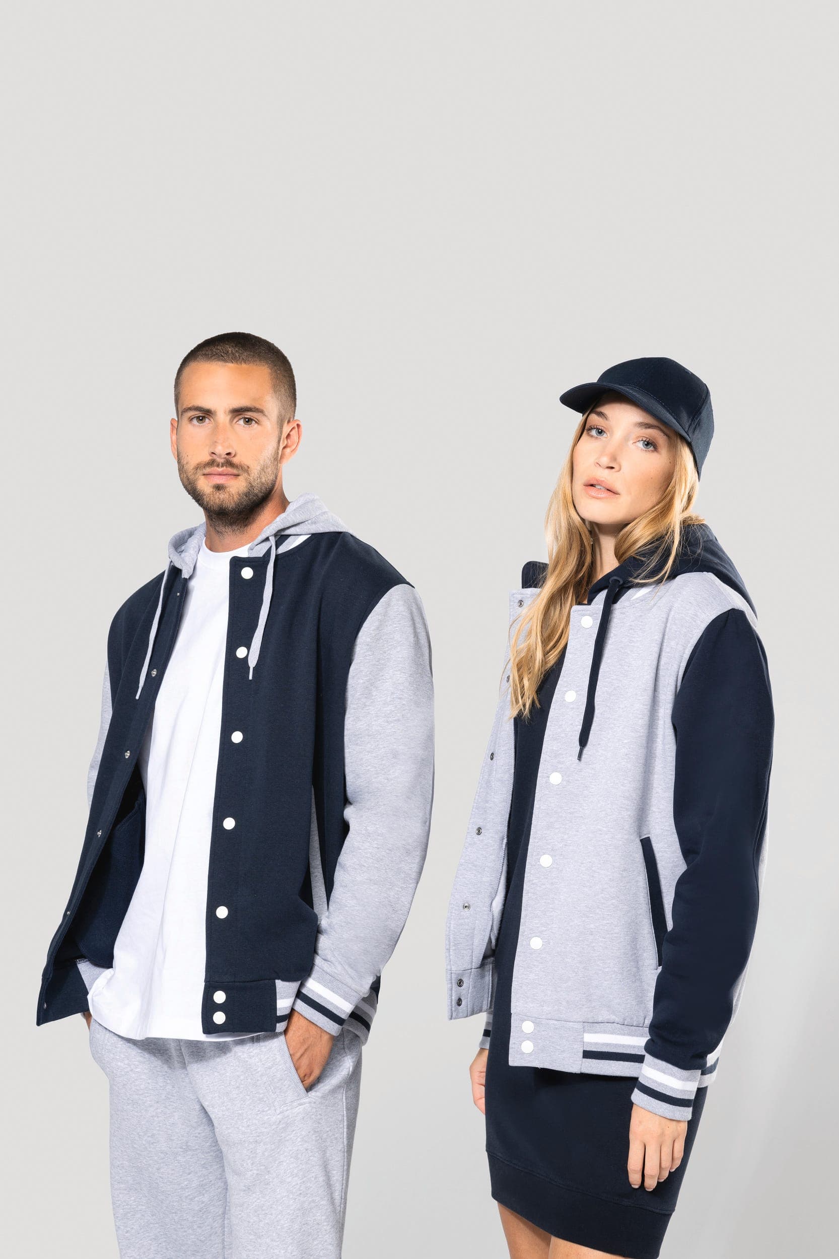 Blouson Teddy à capuche unisexe