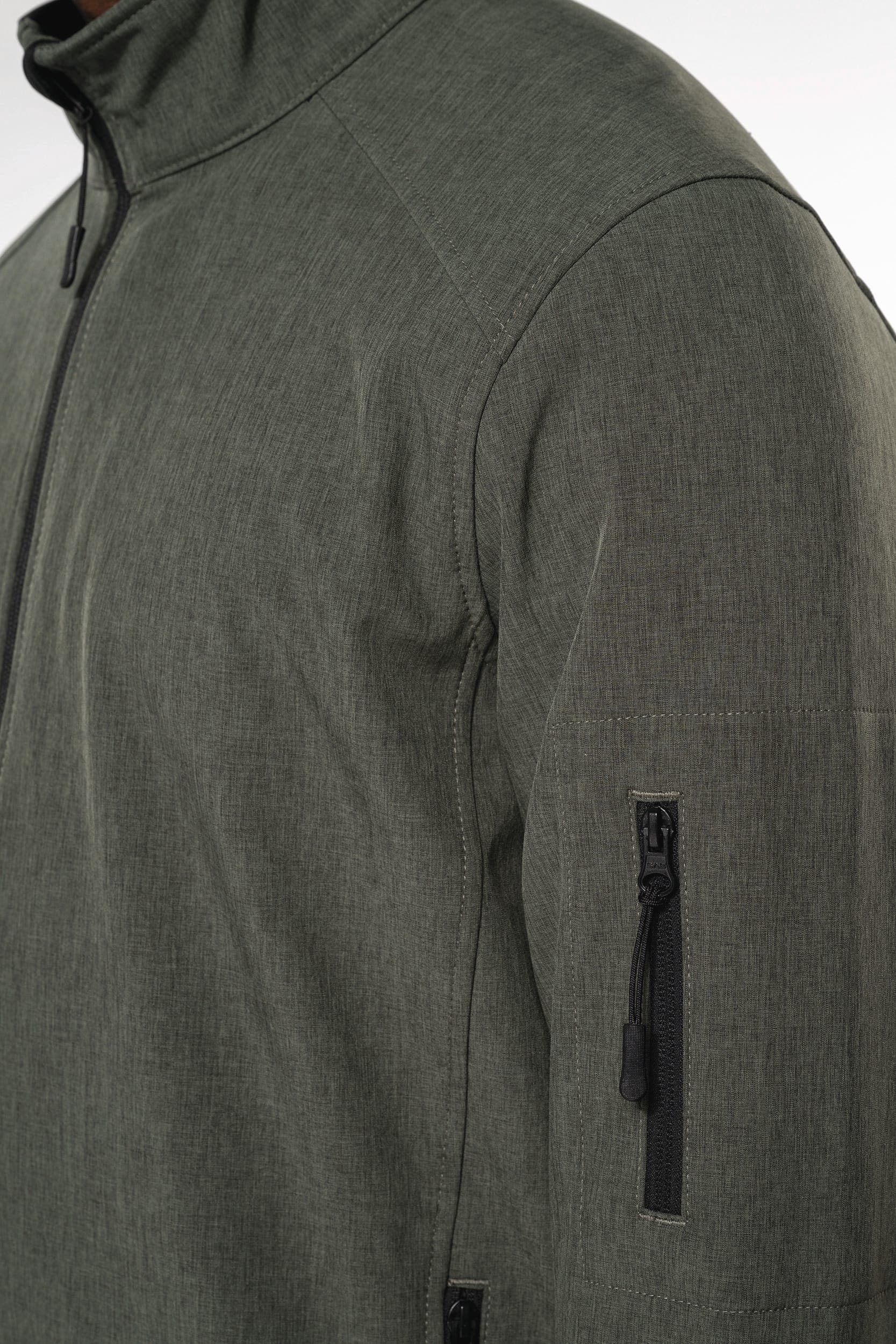 Veste softshell homme en situation